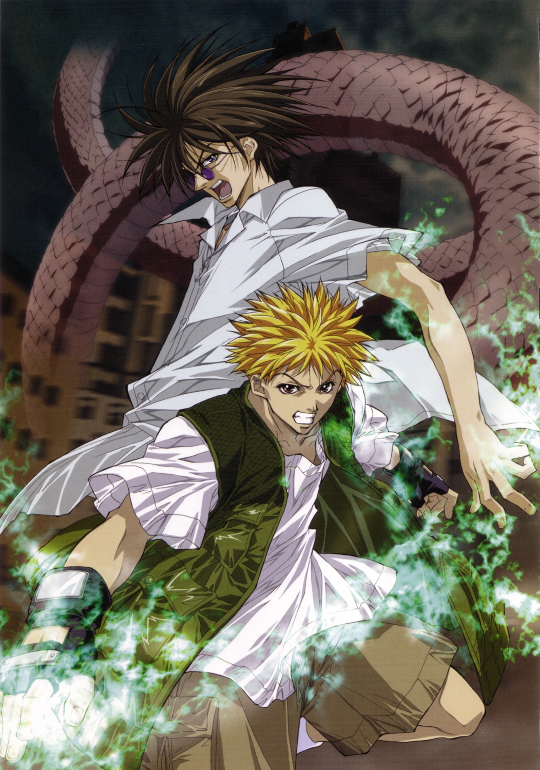 amano_ginji get_backers male mido_ban