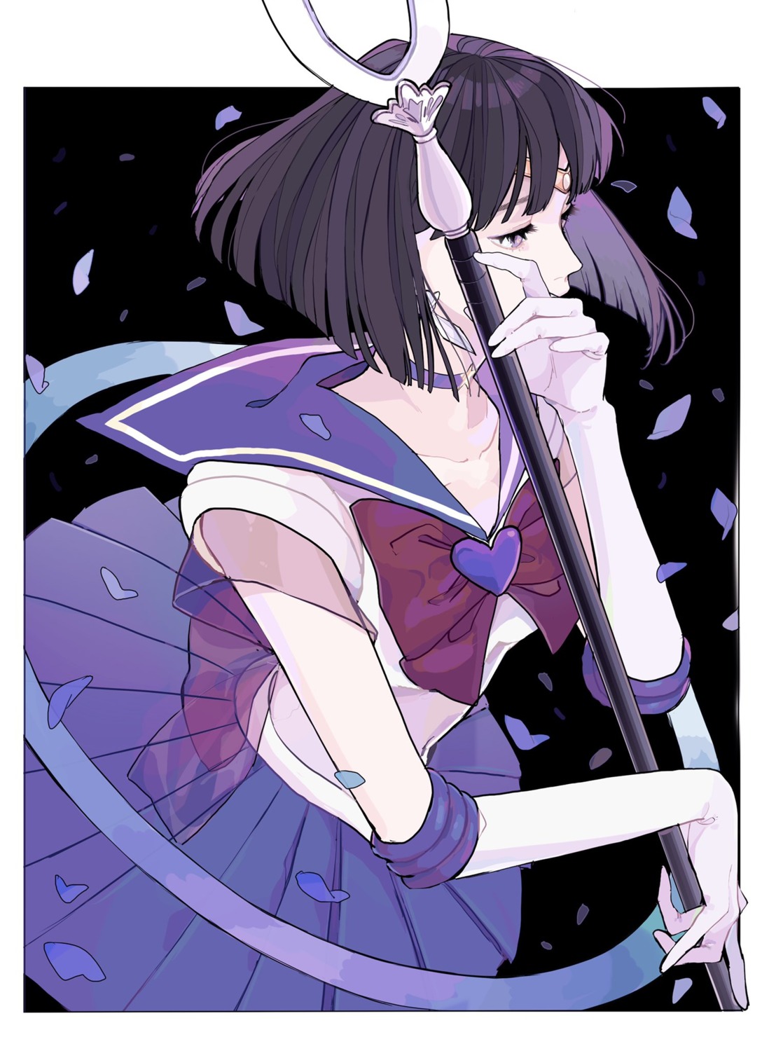 keiko_(kkokeiko) sailor_moon seifuku tomoe_hotaru weapon