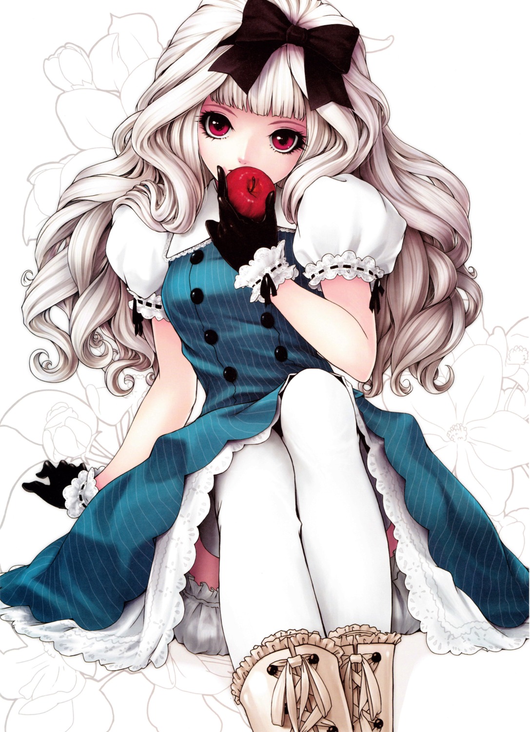 bloomers dress kunishige_keiichi lolita_fashion thighhighs