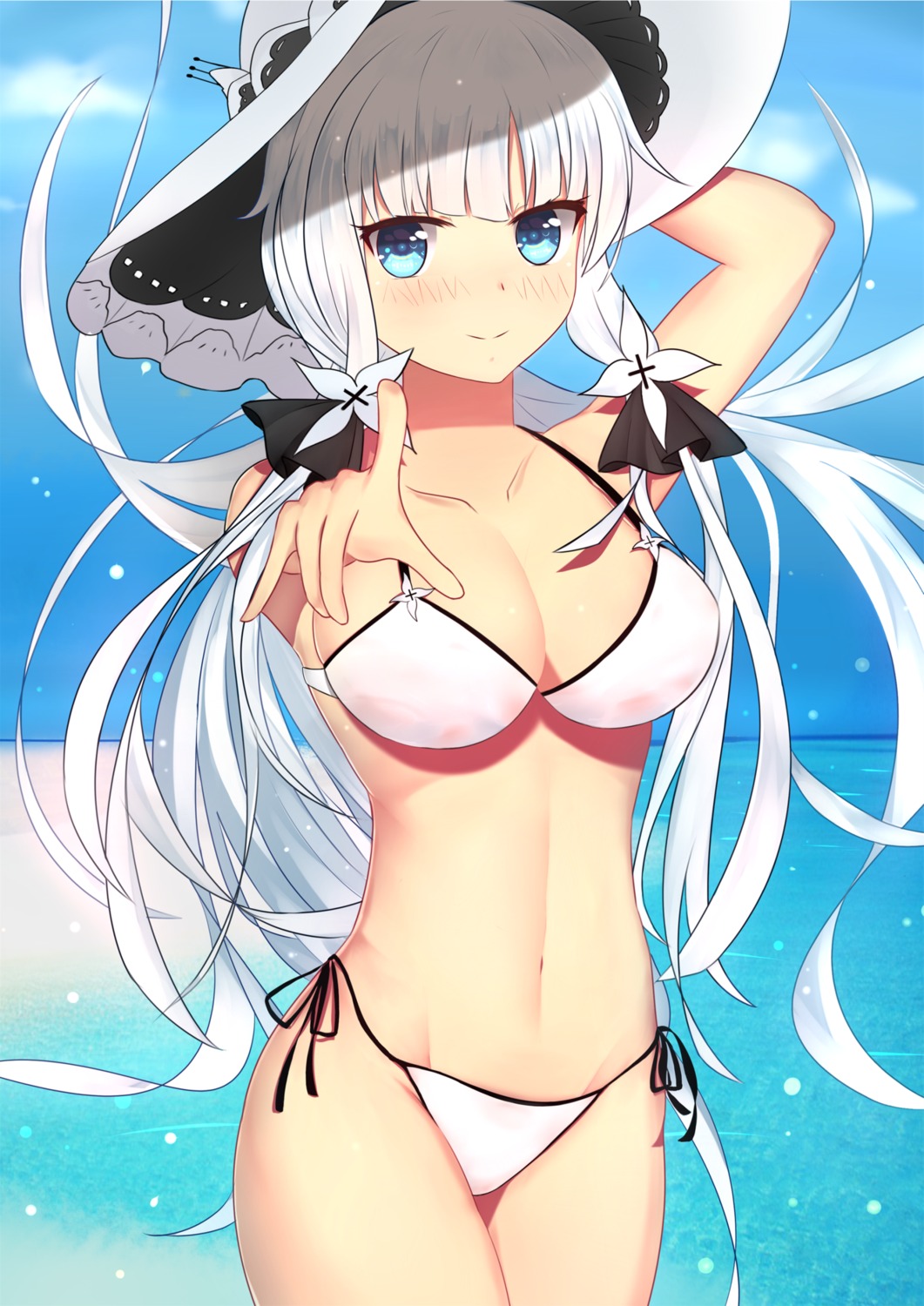 azur_lane bikini cleavage illustrious_(azur_lane) swimsuits xiao_xiao_touming