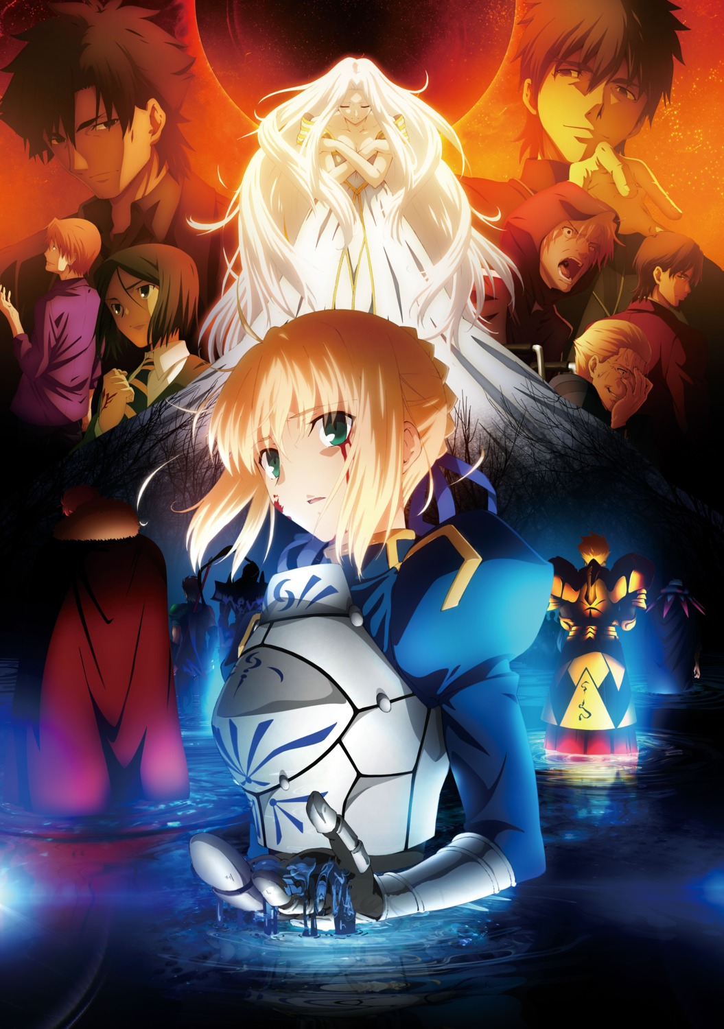 caster_(fate/zero) emiya_kiritsugu fate/stay_night fate/zero gilgamesh_(fsn) irisviel_von_einzbern kayneth_archibald_el-melloi kotomine_kirei matou_kariya saber takeuchi_takashi toosaka_tokiomi type-moon uryuu_ryuunosuke waver_velvet