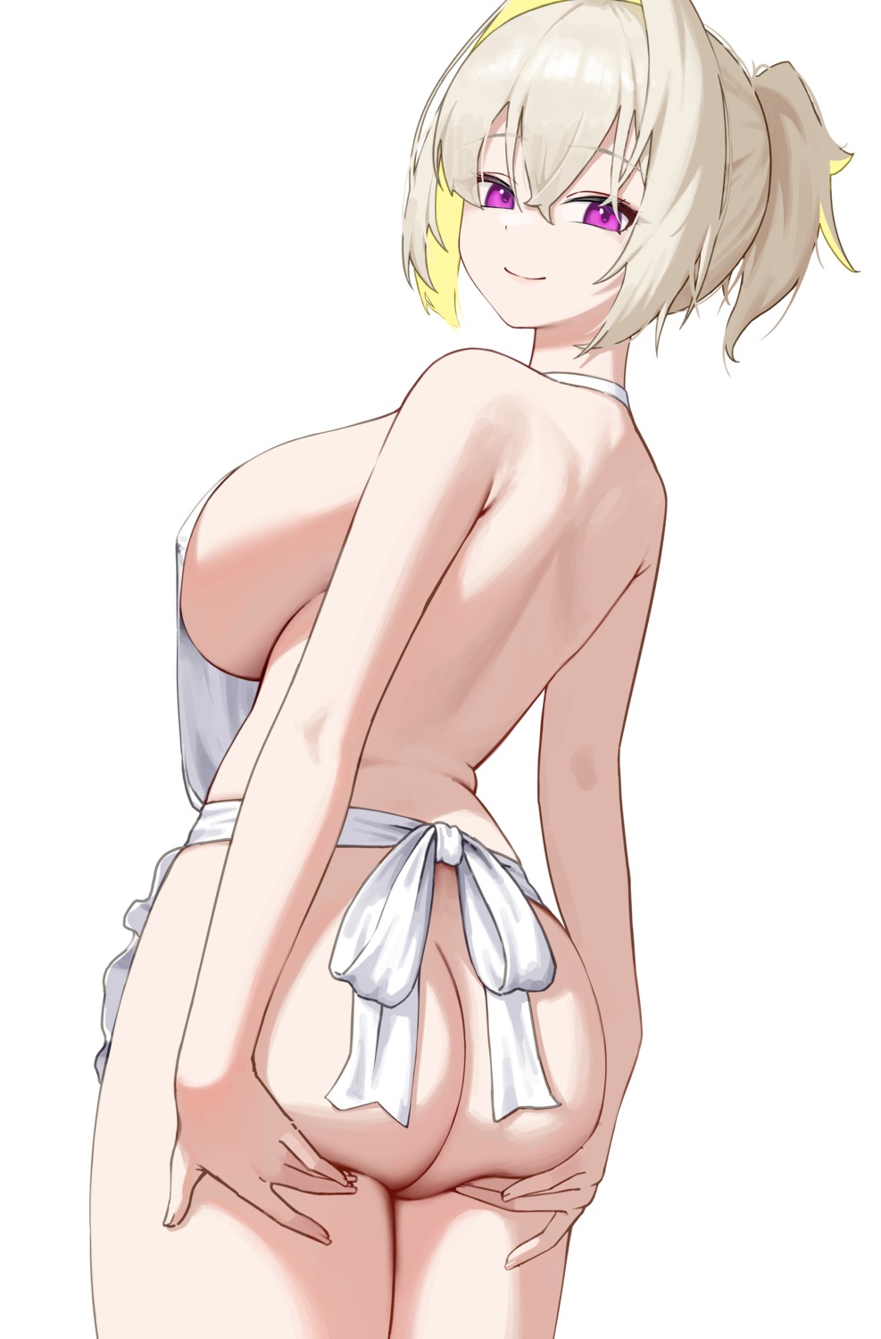 ass ass_grab elegg goddess_of_victory:_nikke naked_apron nikku_nana