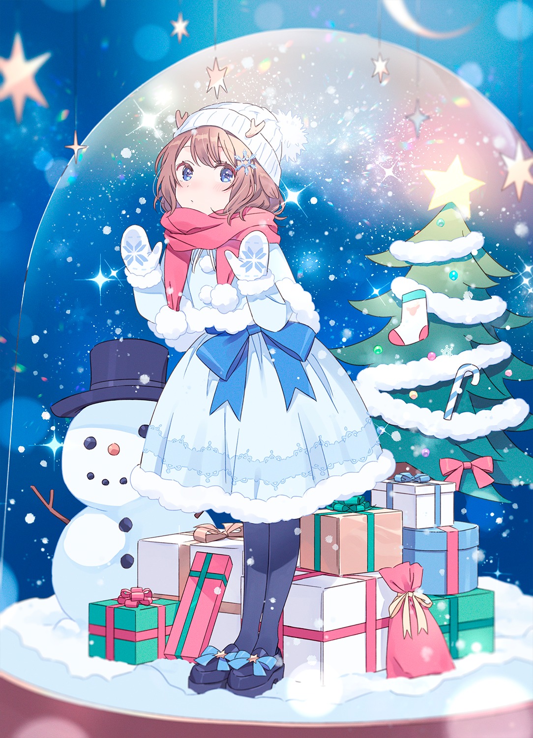 christmas hechima horns kano_mahoro pantyhose