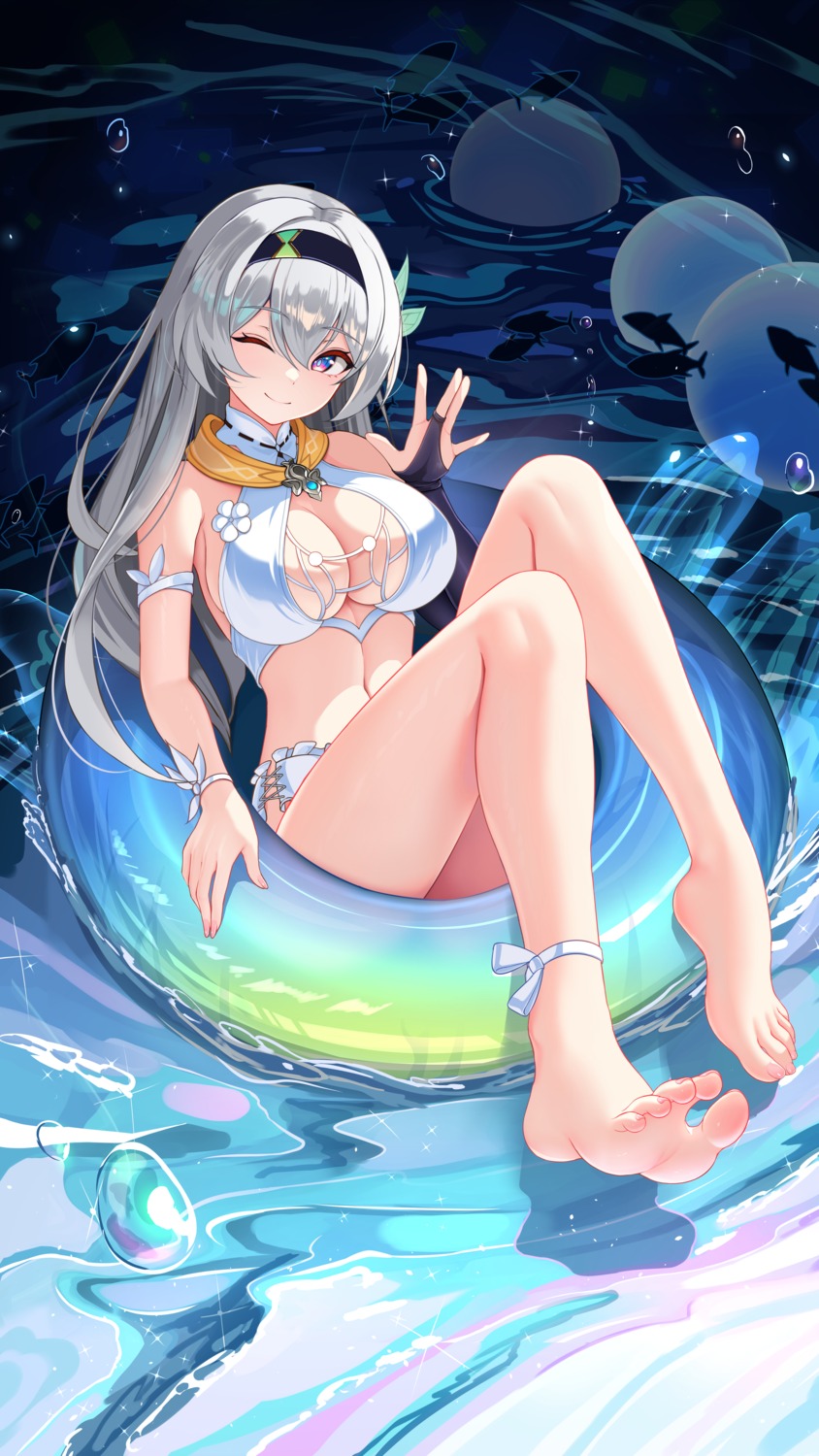 bikini damao_yu feet firefly honkai:_star_rail swimsuits