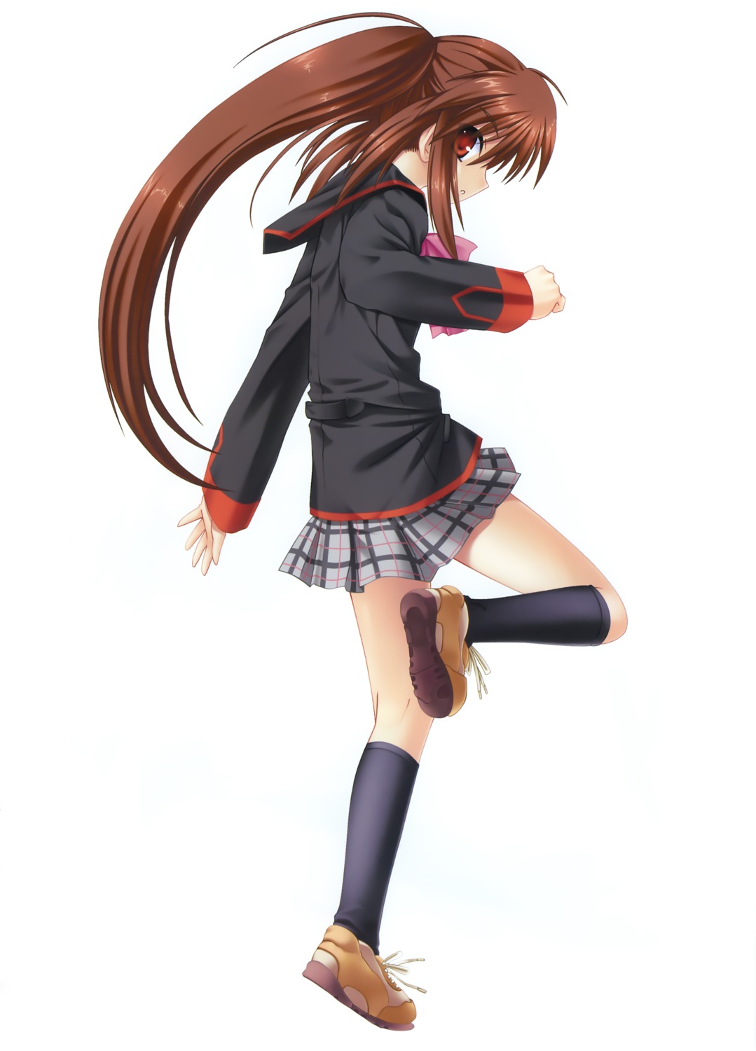 key little_busters! na-ga natsume_rin seifuku