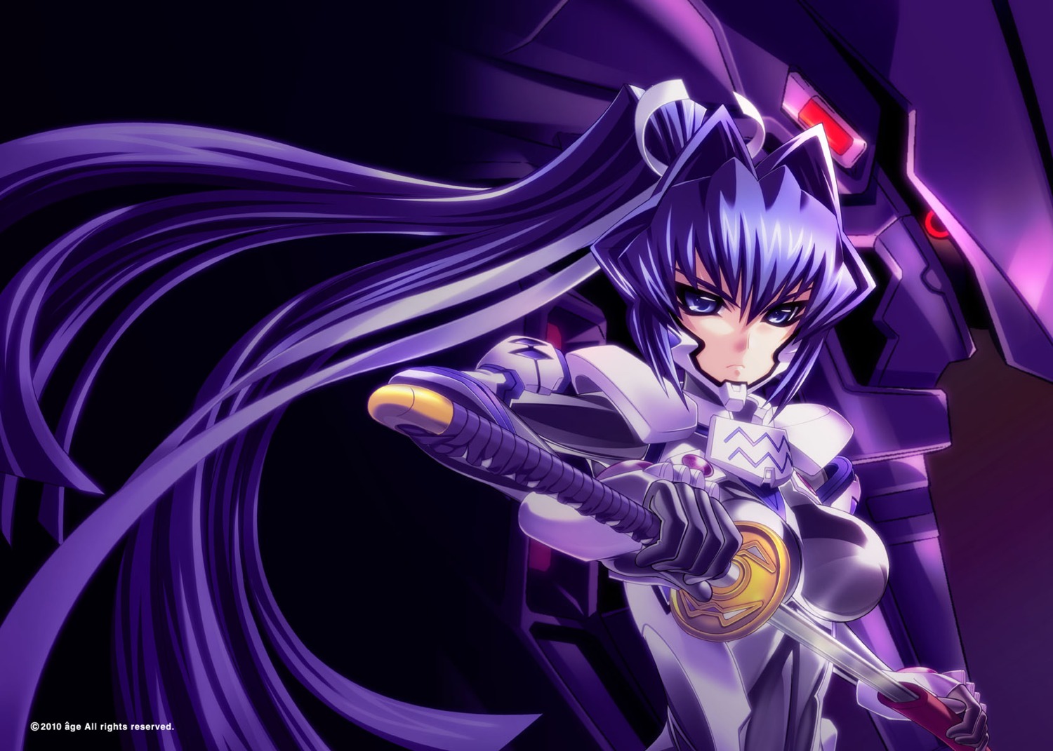 bodysuit bou mitsurugi_meiya muvluv muvluv_alternative sword wallpaper