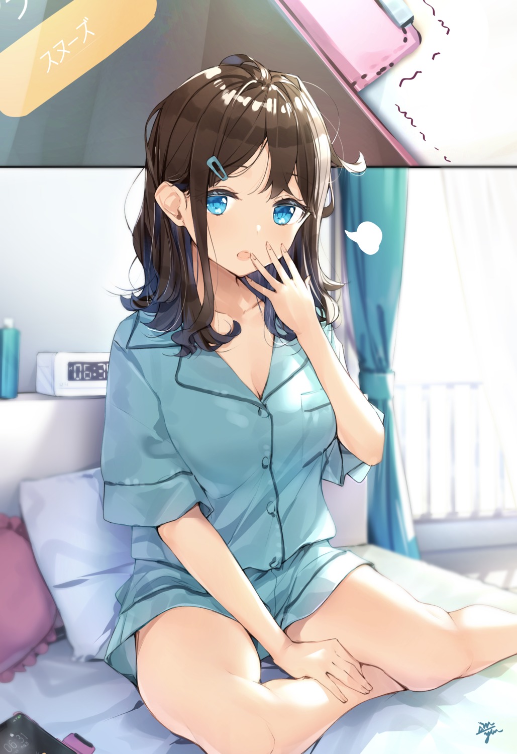 cleavage pajama takenoko_no_you