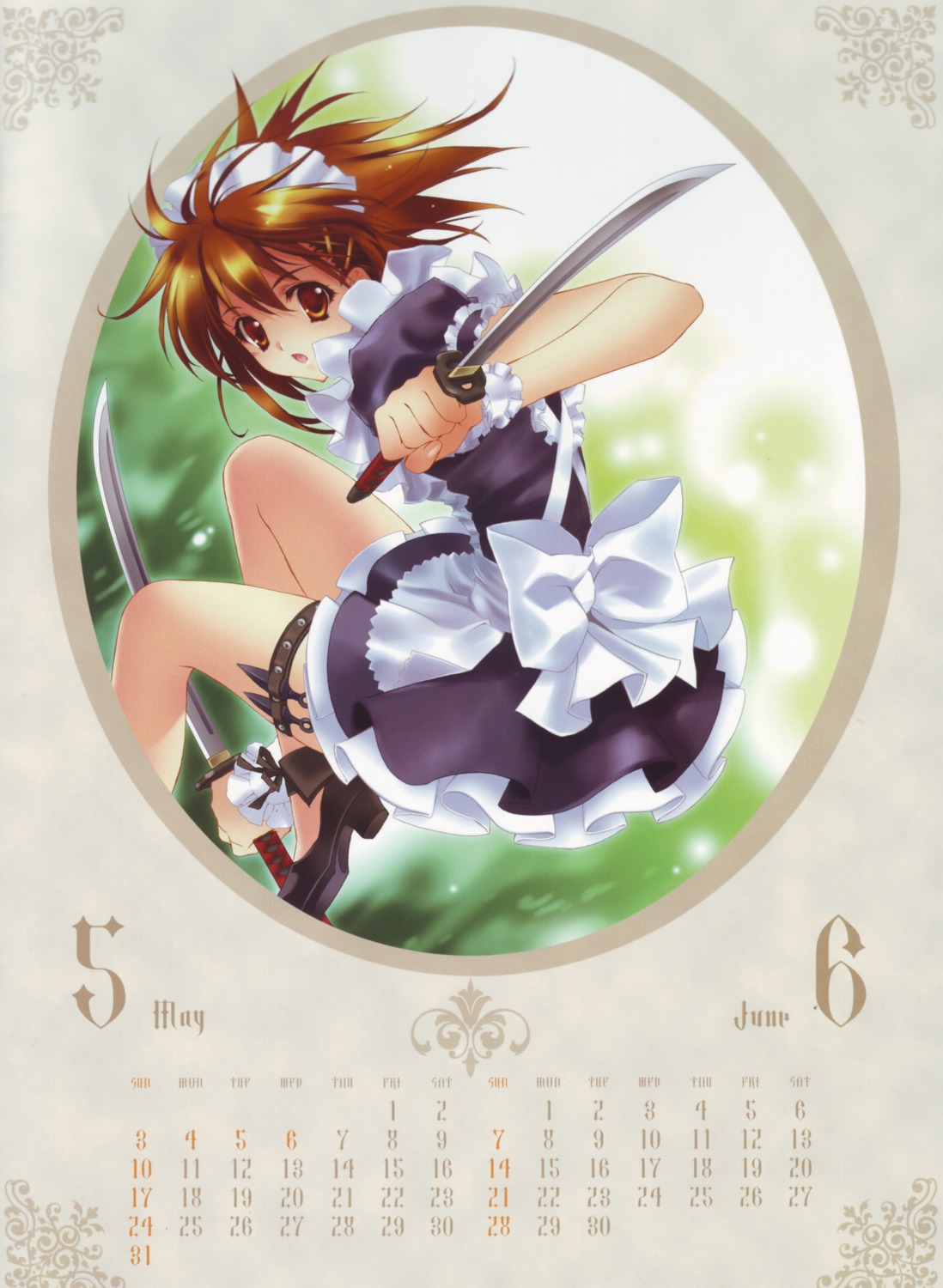 calendar carnelian maid sword