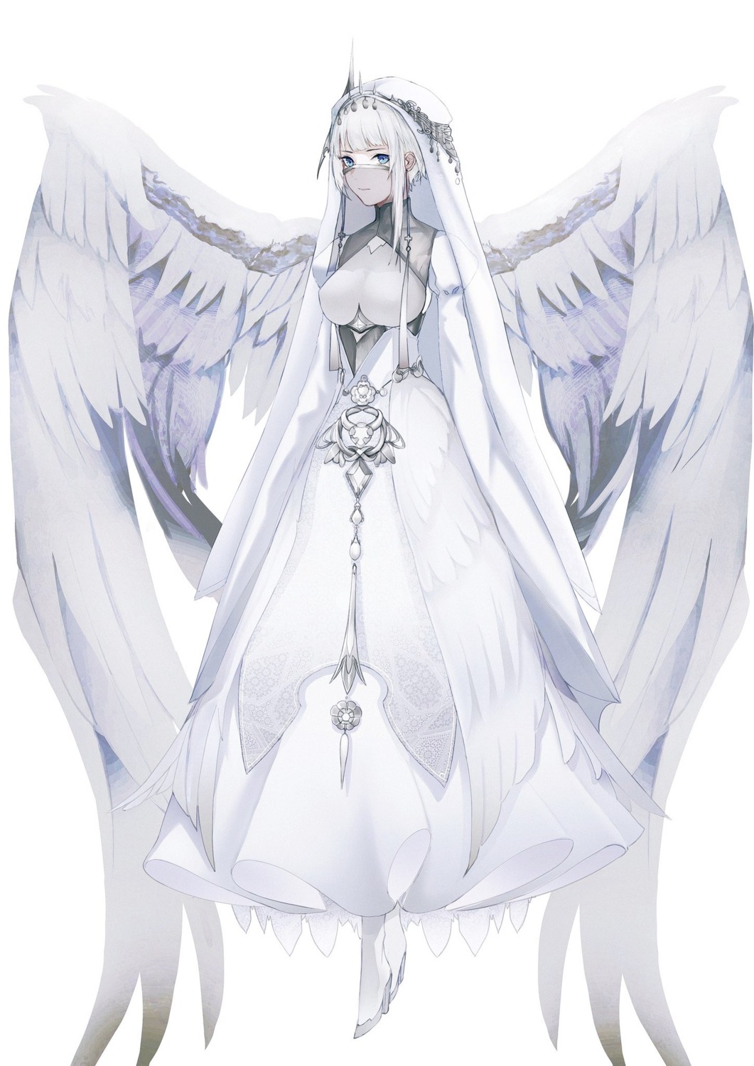 dress heels king's_raid marumoru scarlet_(king's_raid) wings