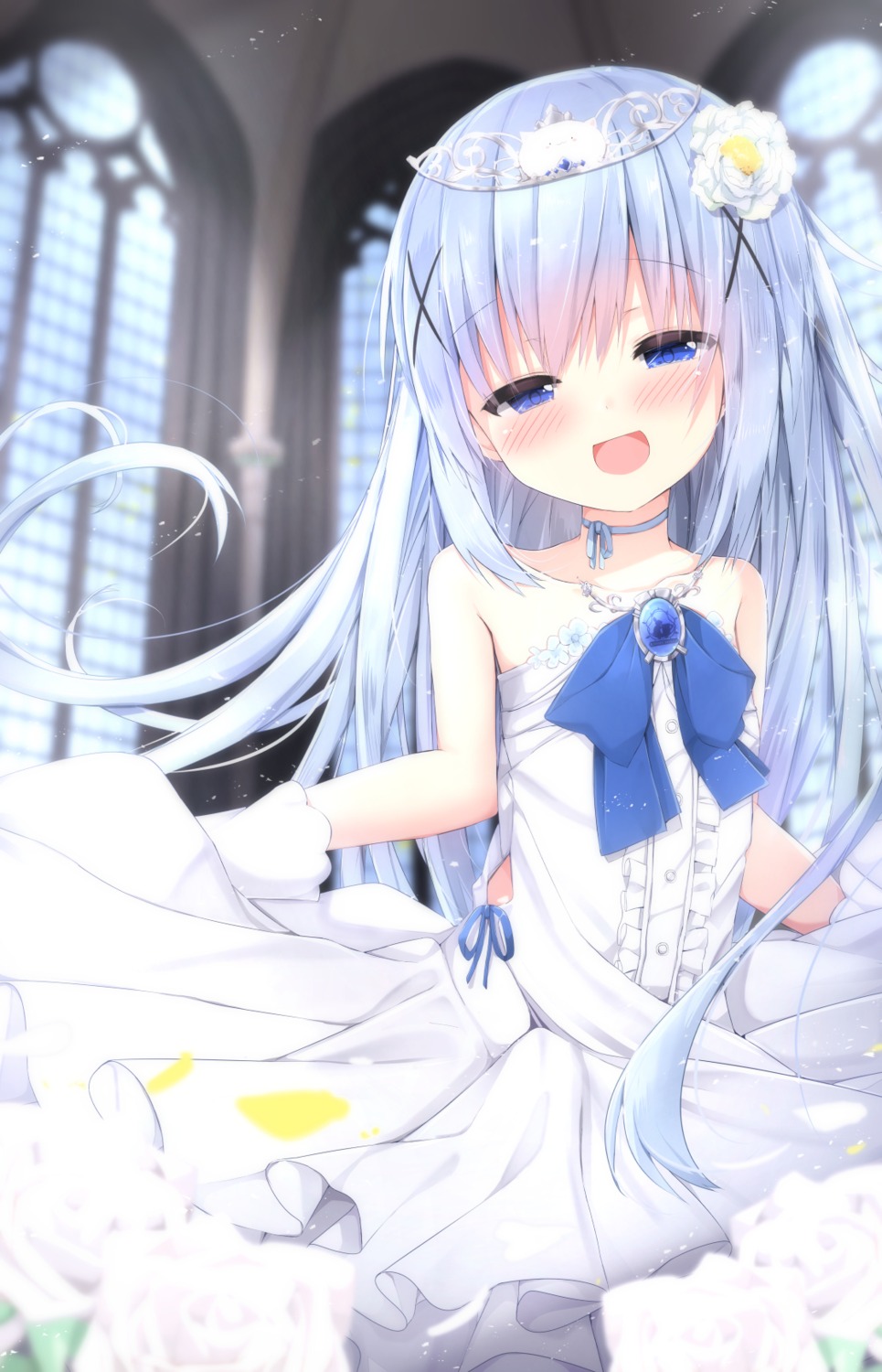 dress fairy_eye gochuumon_wa_usagi_desu_ka? kafuu_chino wedding_dress