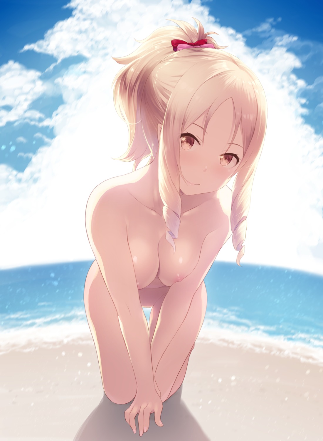 areola breast_hold cait eromanga-sensei naked nipples yamada_elf