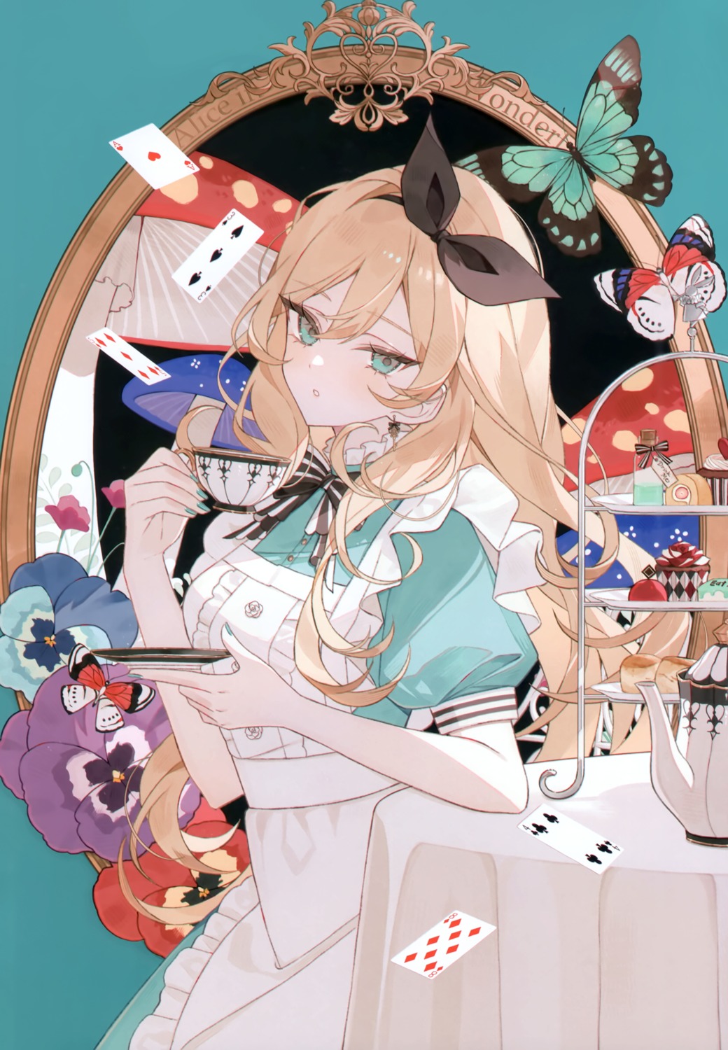 alice alice_in_wonderland crescent_(satsuki) satsuki_(miicat)