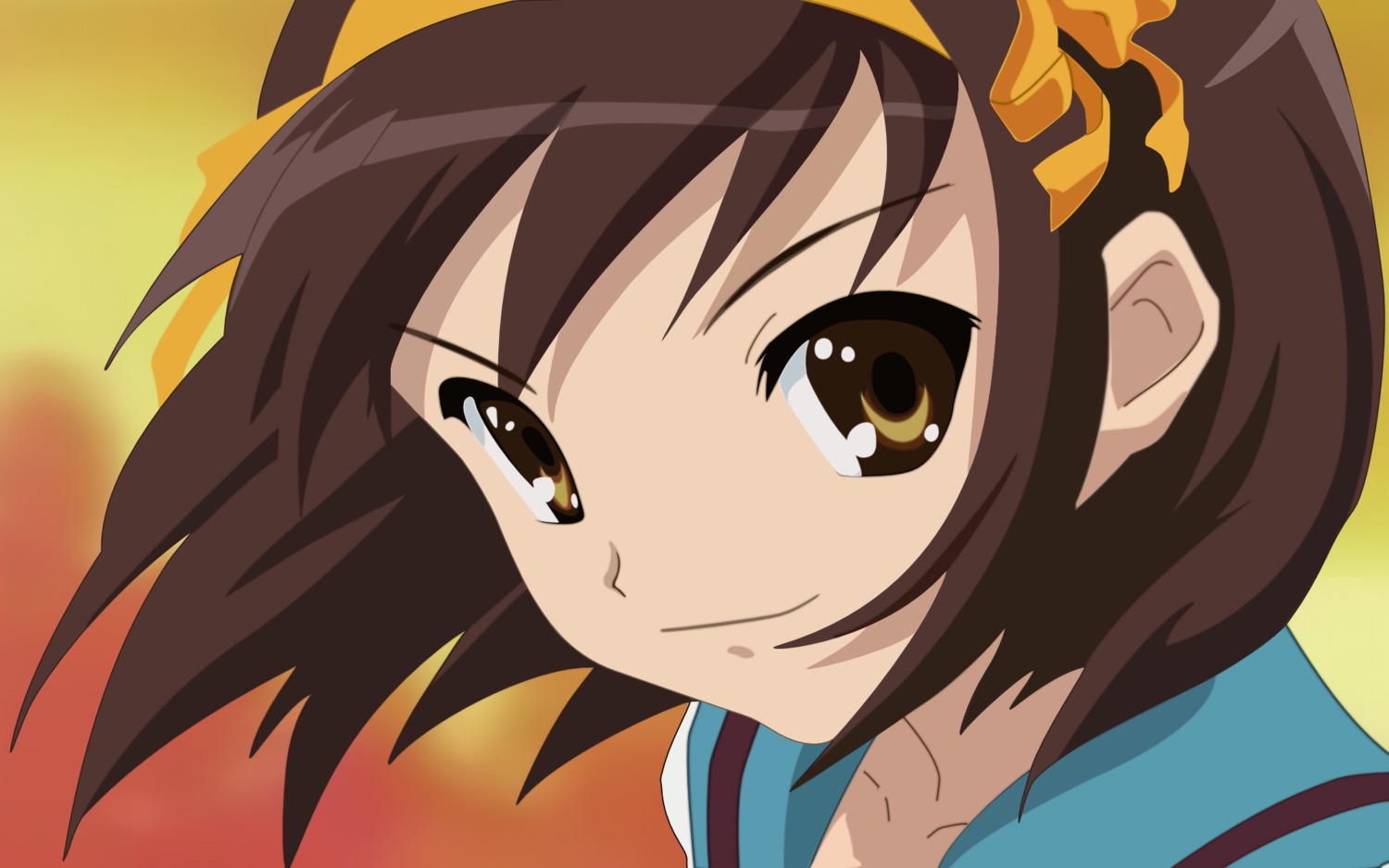 seifuku suzumiya_haruhi suzumiya_haruhi_no_yuuutsu vector_trace wallpaper