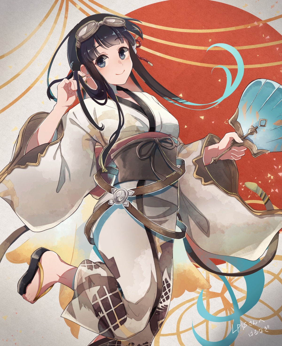 granblue_fantasy harunagi jessica_(granblue_fantasy) megane yukata