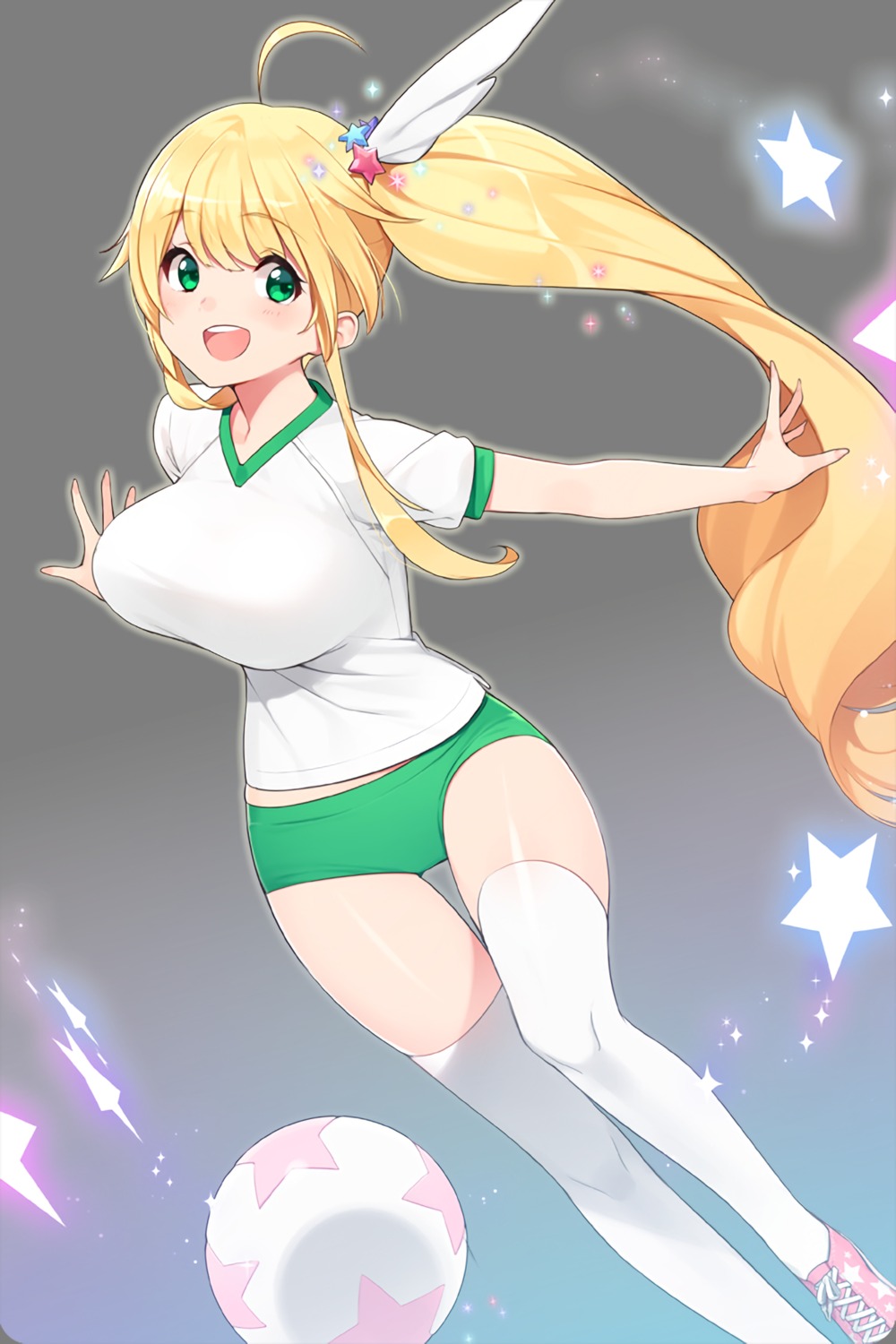 buruma gym_uniform kamo_kamen soccer soccer_spirits thighhighs transparent_png