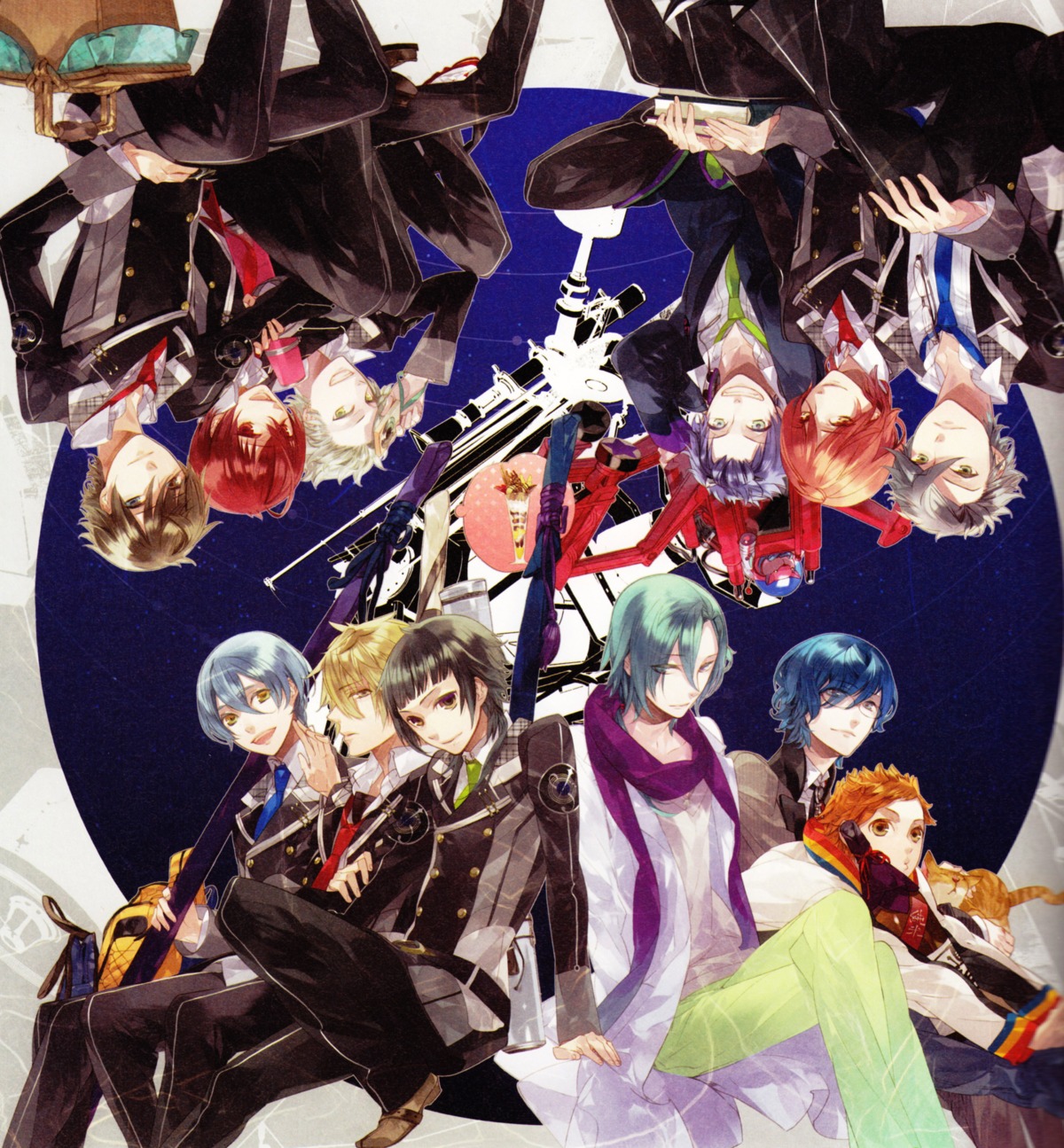 amaha_tsubasa aozora_hayato haruki_naoshi hoshizuki_kotarou kagurazaka_shiki kanakubo_homare kazuaki kinose_azusa miyaji_ryuunosuke mizushima_iku nanami_kanata seifuku starry_sky tomoe_yoh touzuki_suzuya