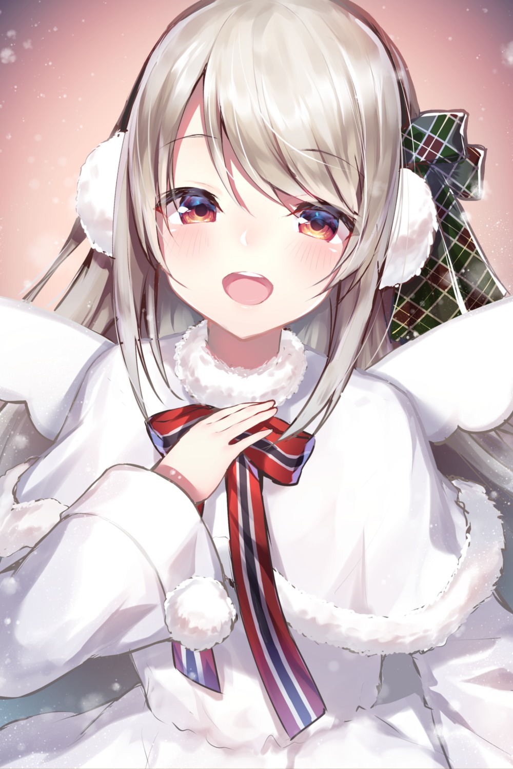 christmas dress elu_(nijisanji) nijisanji topia wings