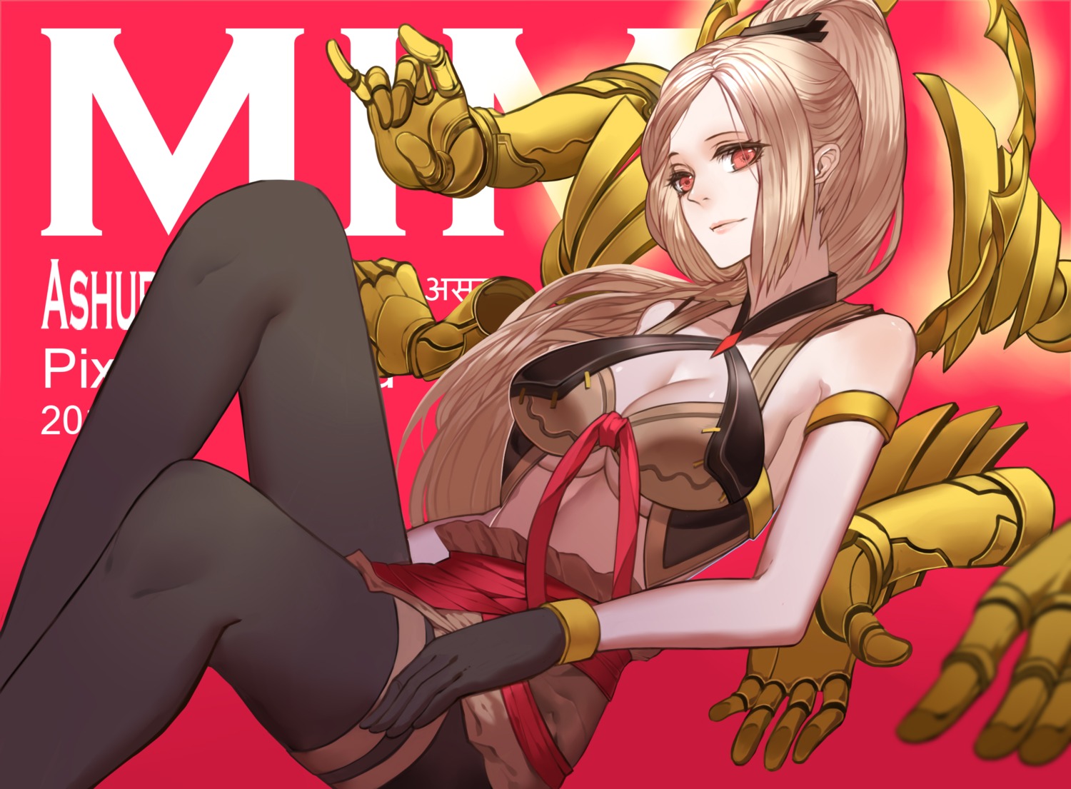 citemer cleavage pantyhose pixiv_fantasia underboob