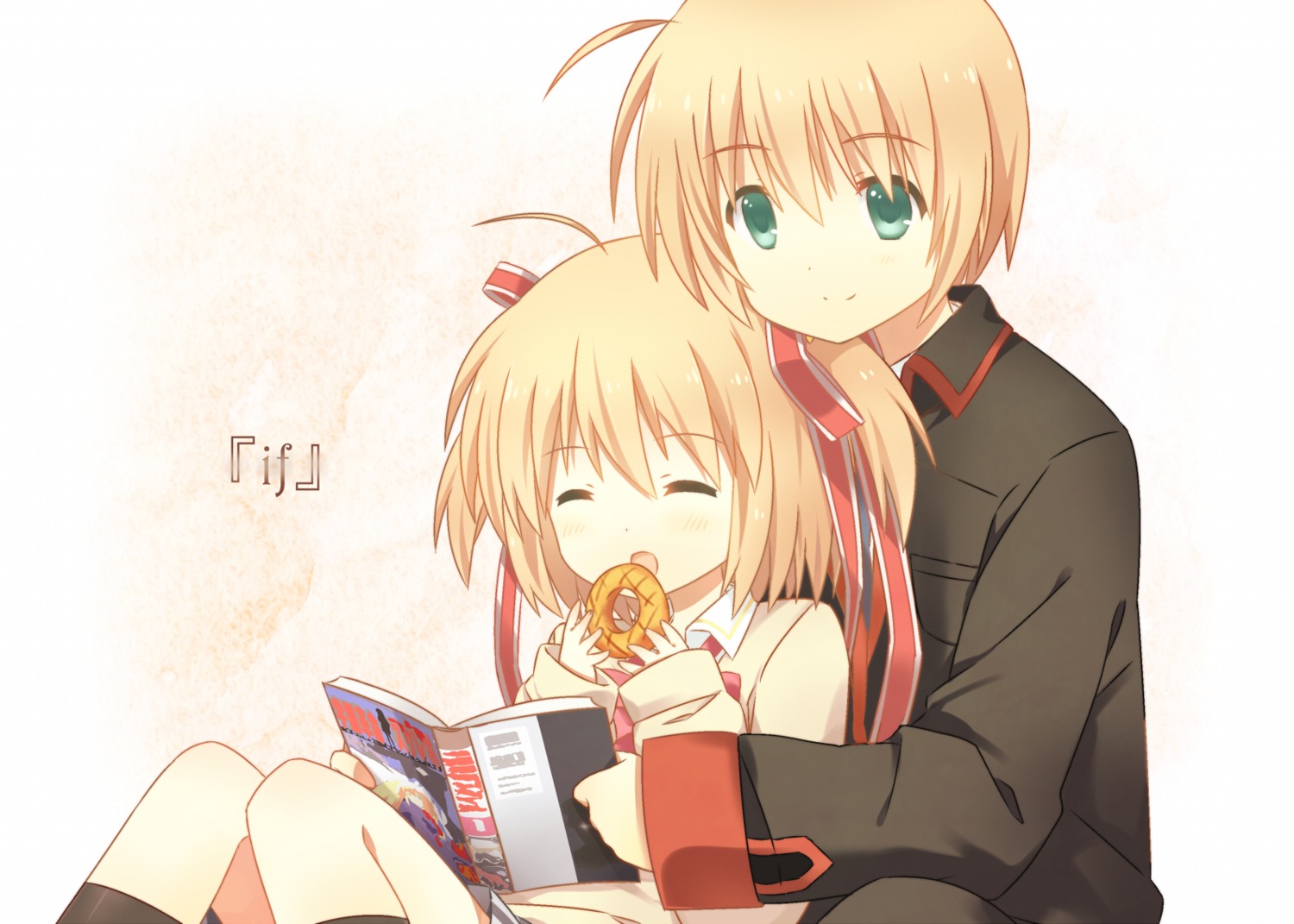 kamikita_komari kamikita_takuya little_busters! seifuku tagme