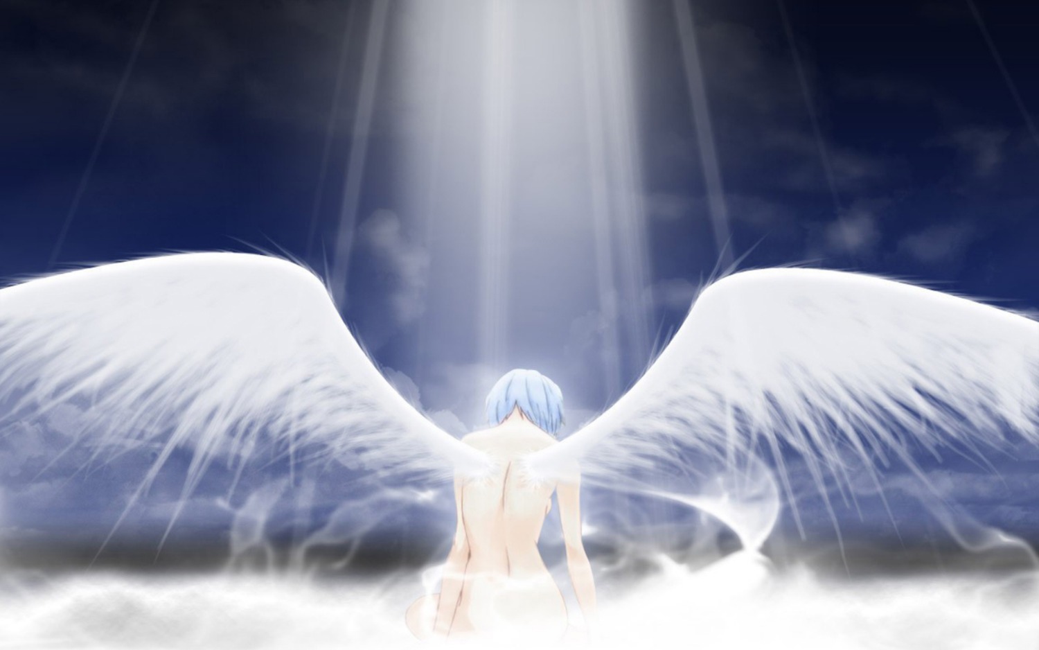 ayanami_rei neon_genesis_evangelion wallpaper wings