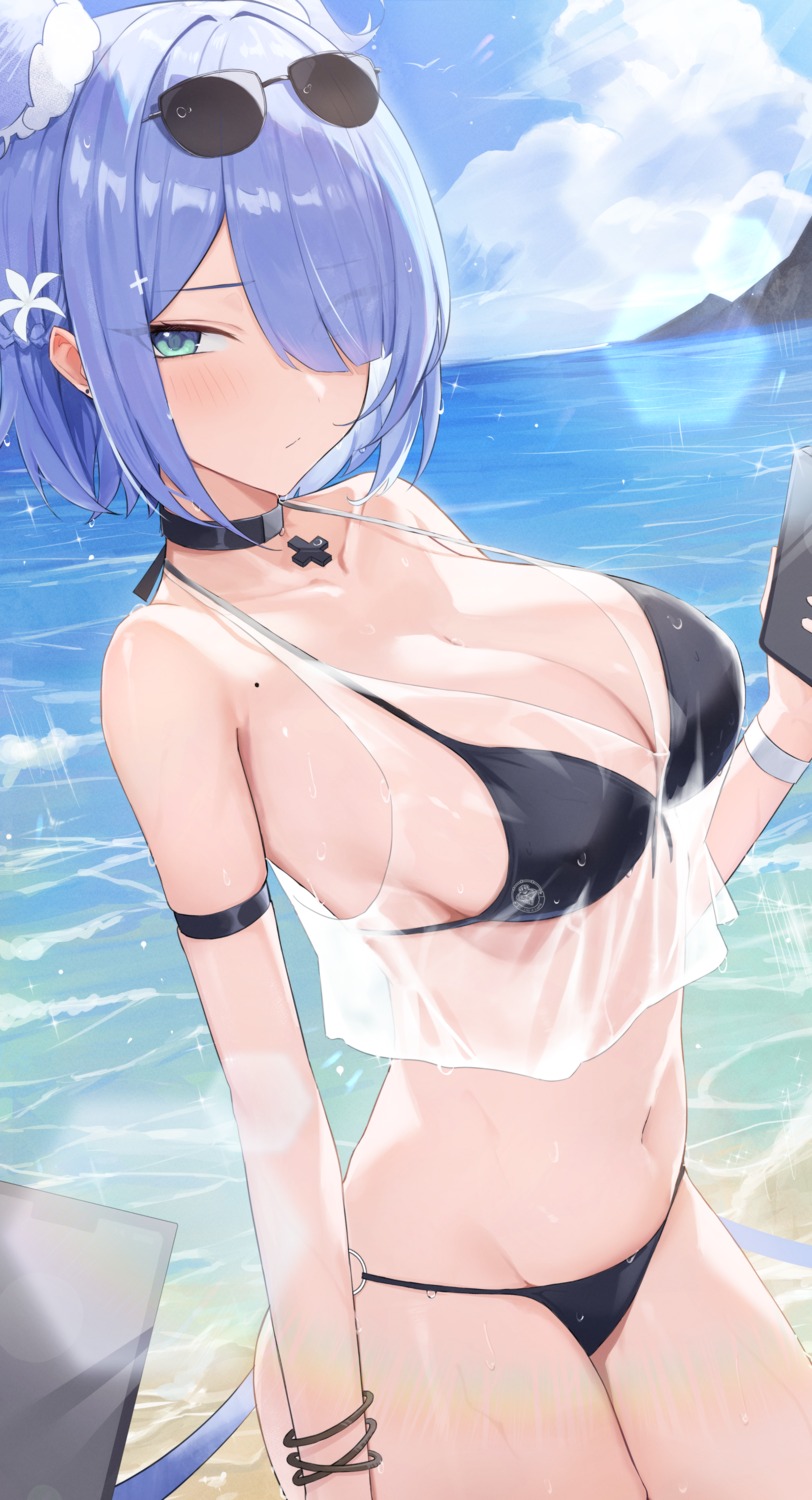 bikini elira_pendora megane nijisanji nijisanji_en ruru_(ruru_nnnn) see_through swimsuits