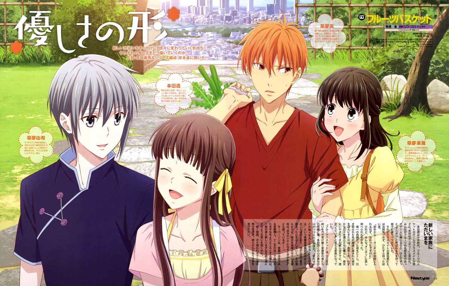 dress fruits_basket honda_tohru sohma_kagura sohma_kyo sohma_yuki takemoto_yoshiko