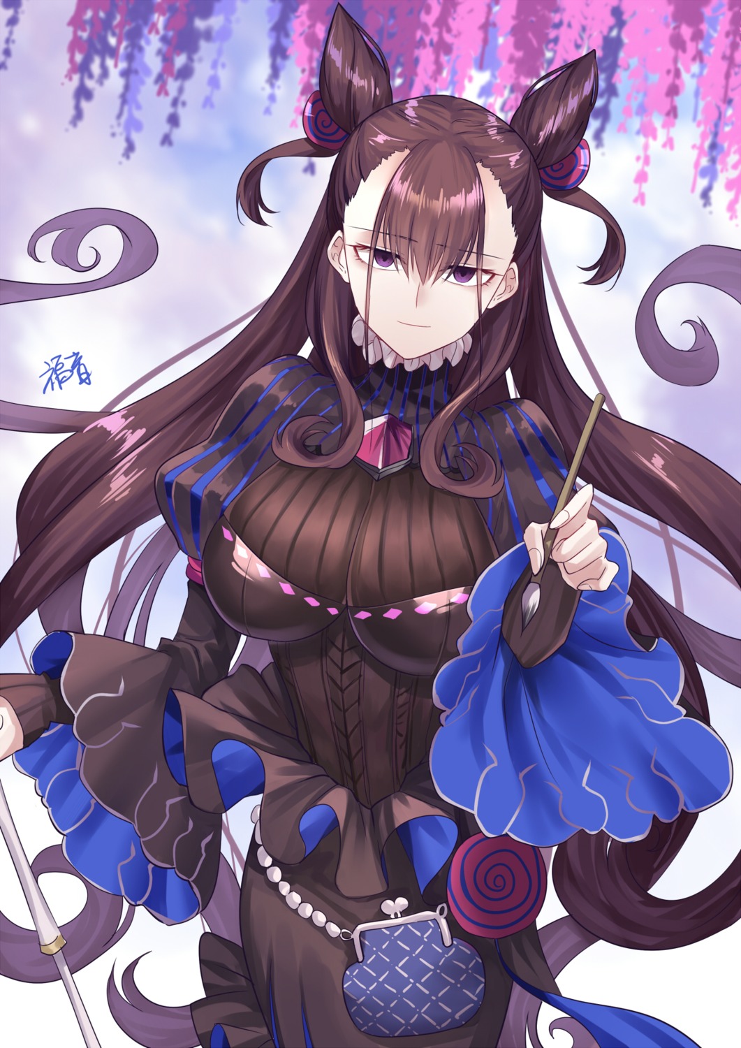 dress fate/grand_order gogatsu_fukuin murasaki_shikibu_(fate)