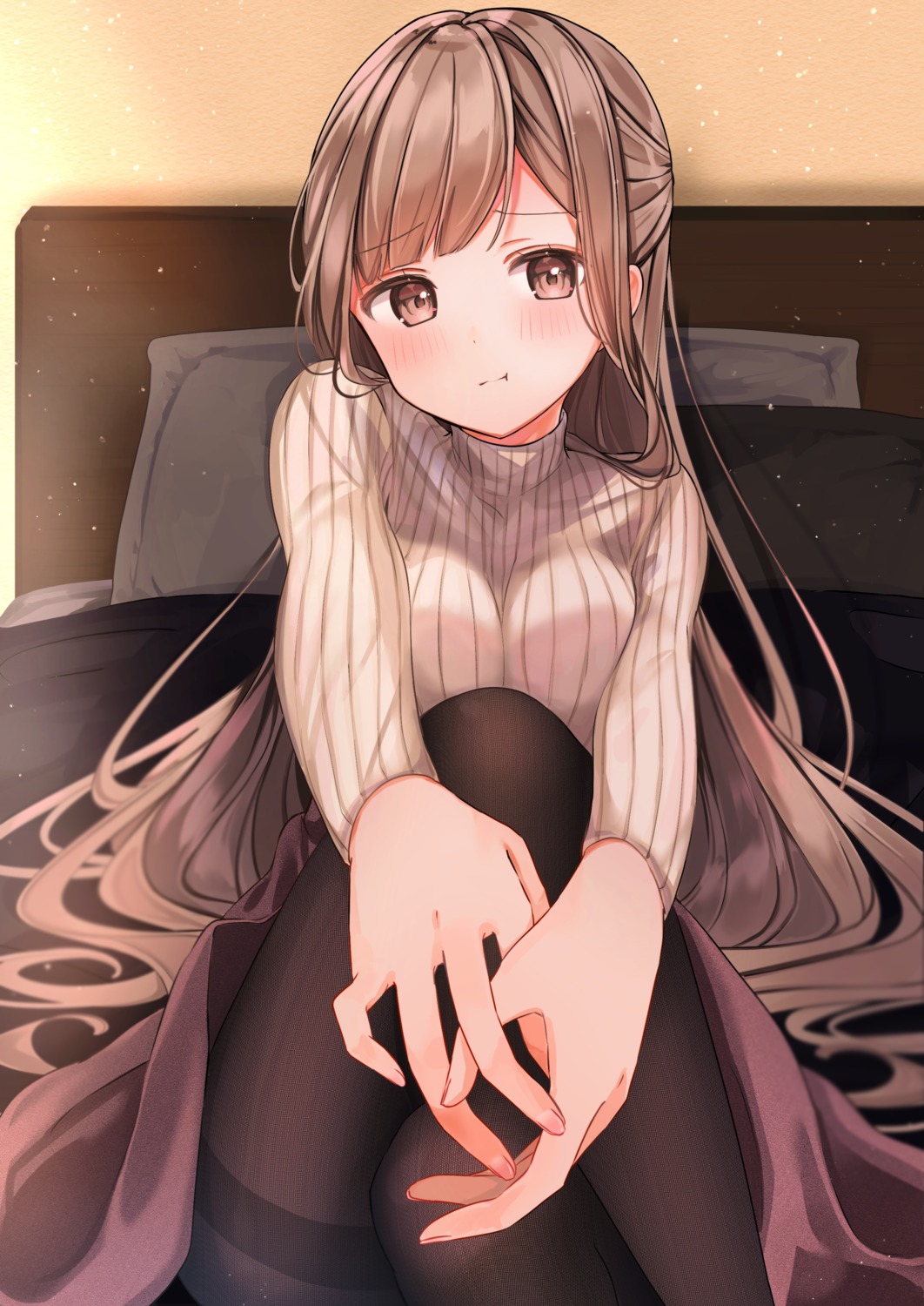 buntason stockings sweater thighhighs