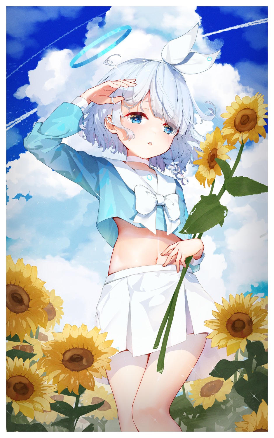 angel arona_(blue_archive) blue_archive seifuku wzwj4738