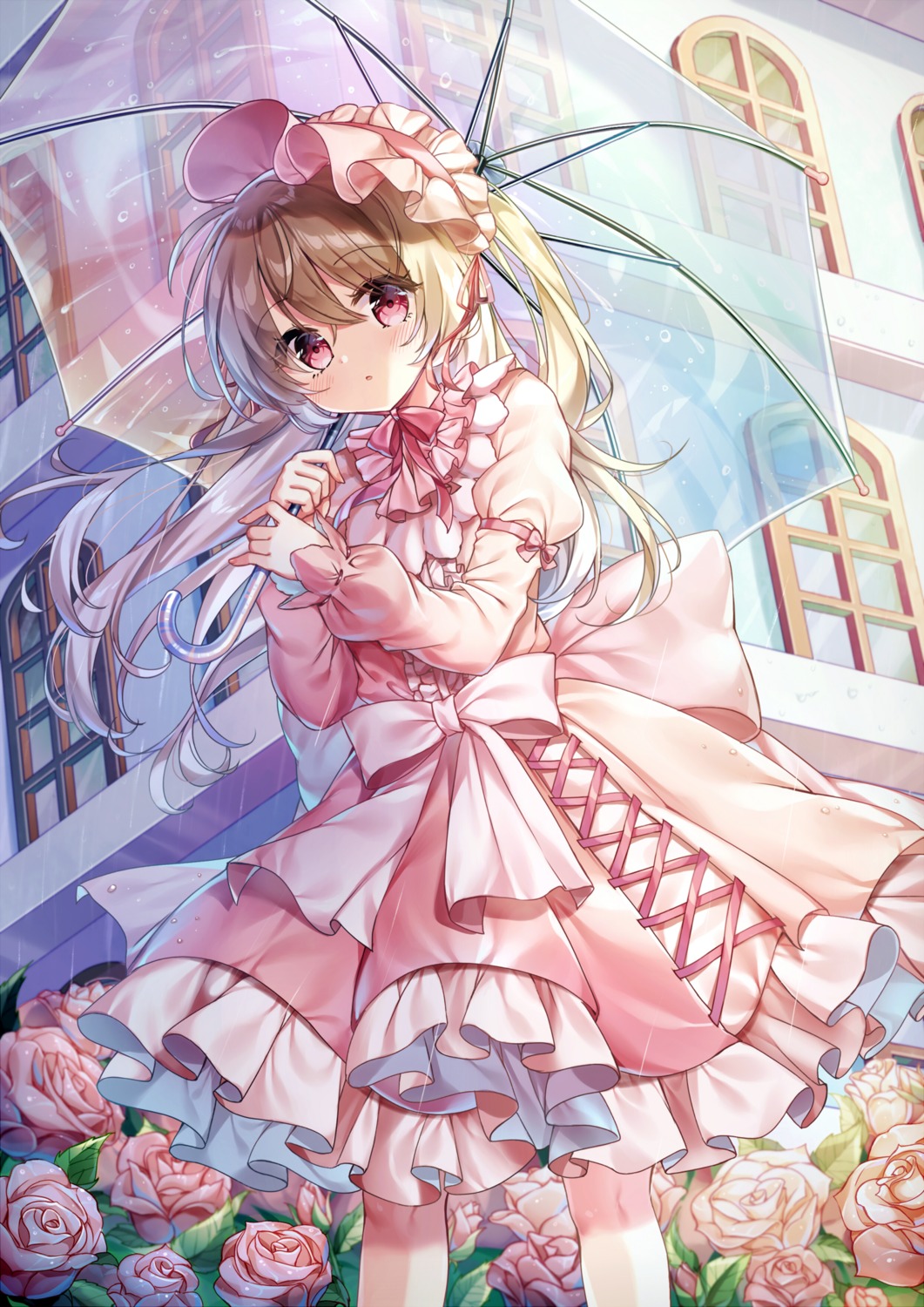 dress lolita_fashion pudding_(skymint_028) umbrella