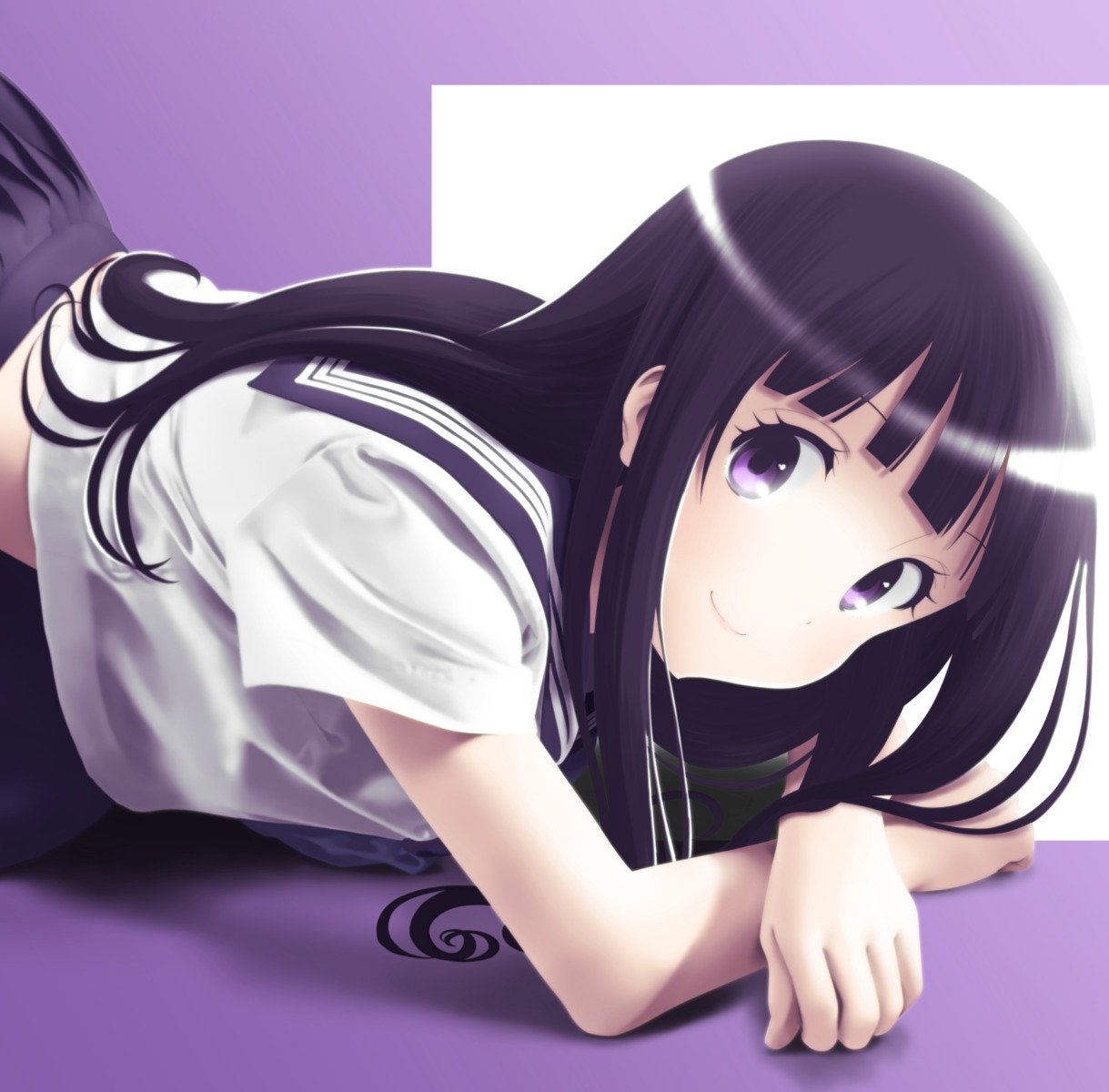 chitanda_eru hyouka seifuku tora_tsugumi