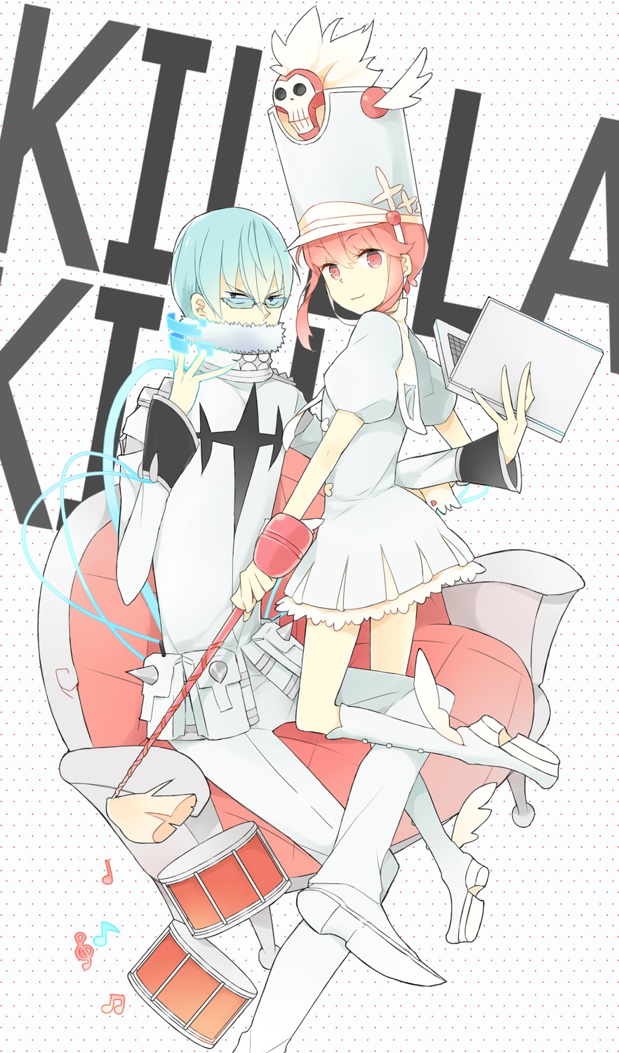 inumuta_houka jakuzure_nonon kill_la_kill megane tashite