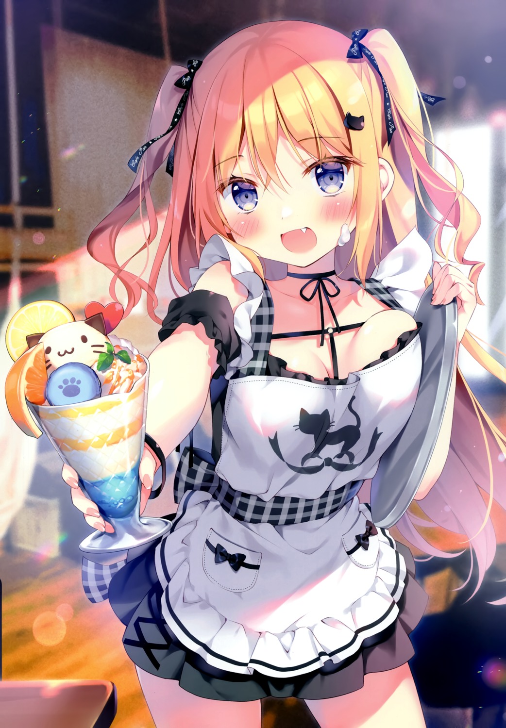 maid pan pan_no_mimi waitress