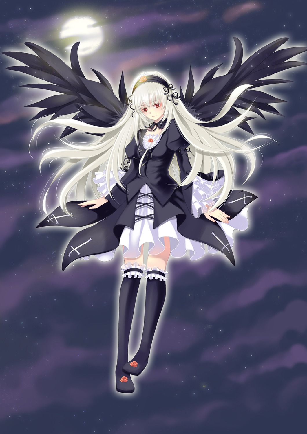 gothic_lolita hy lolita_fashion rozen_maiden suigintou wings