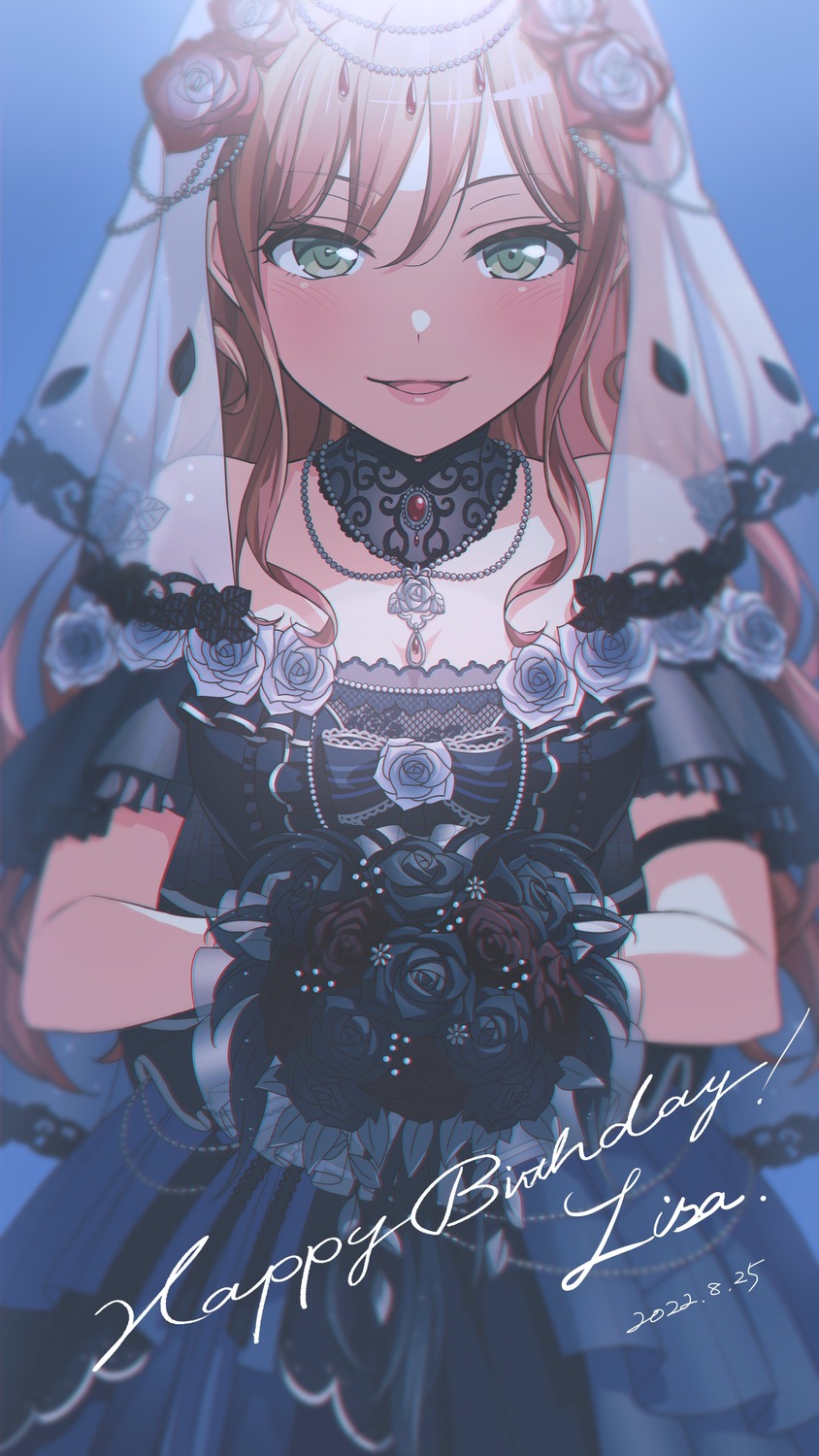 bang_dream! dress imai_lisa lolita_fashion nobusawa_osamu wedding_dress