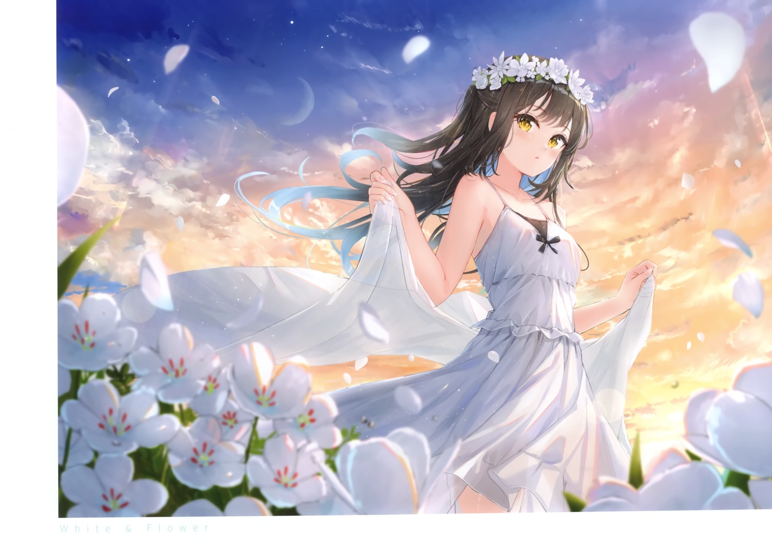 dress kankitsu_shoujo na_kyo see_through skirt_lift summer_dress