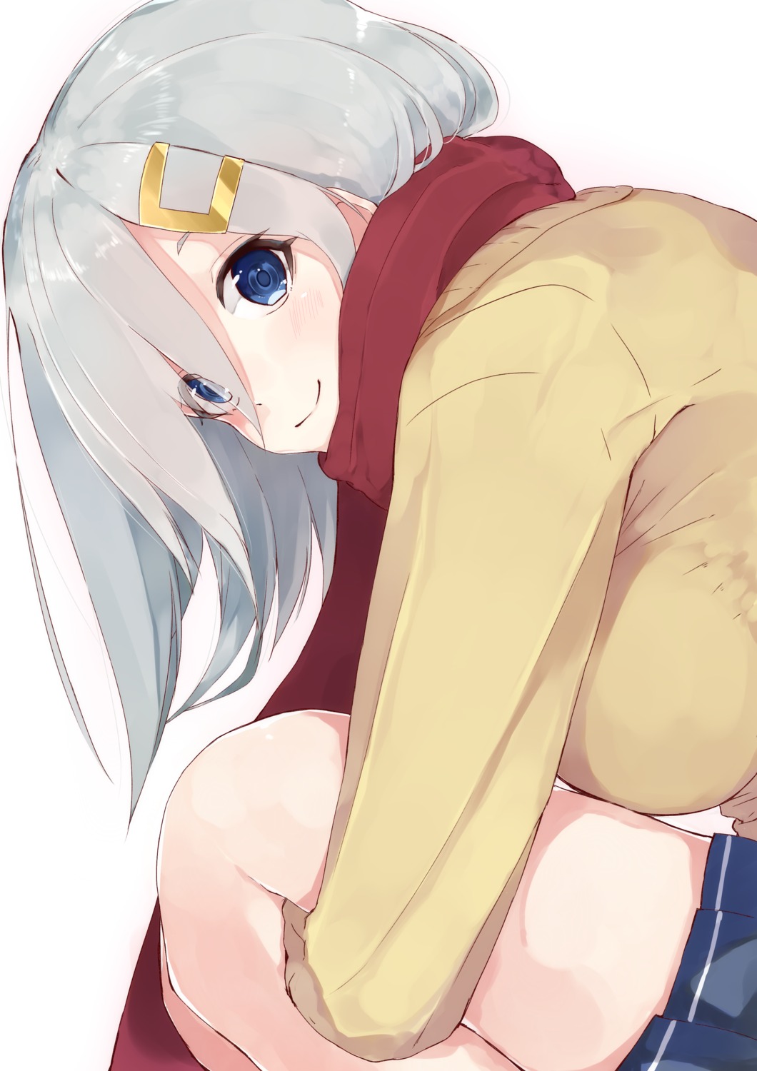 hamakaze_(kancolle) kantai_collection shimohasira sweater