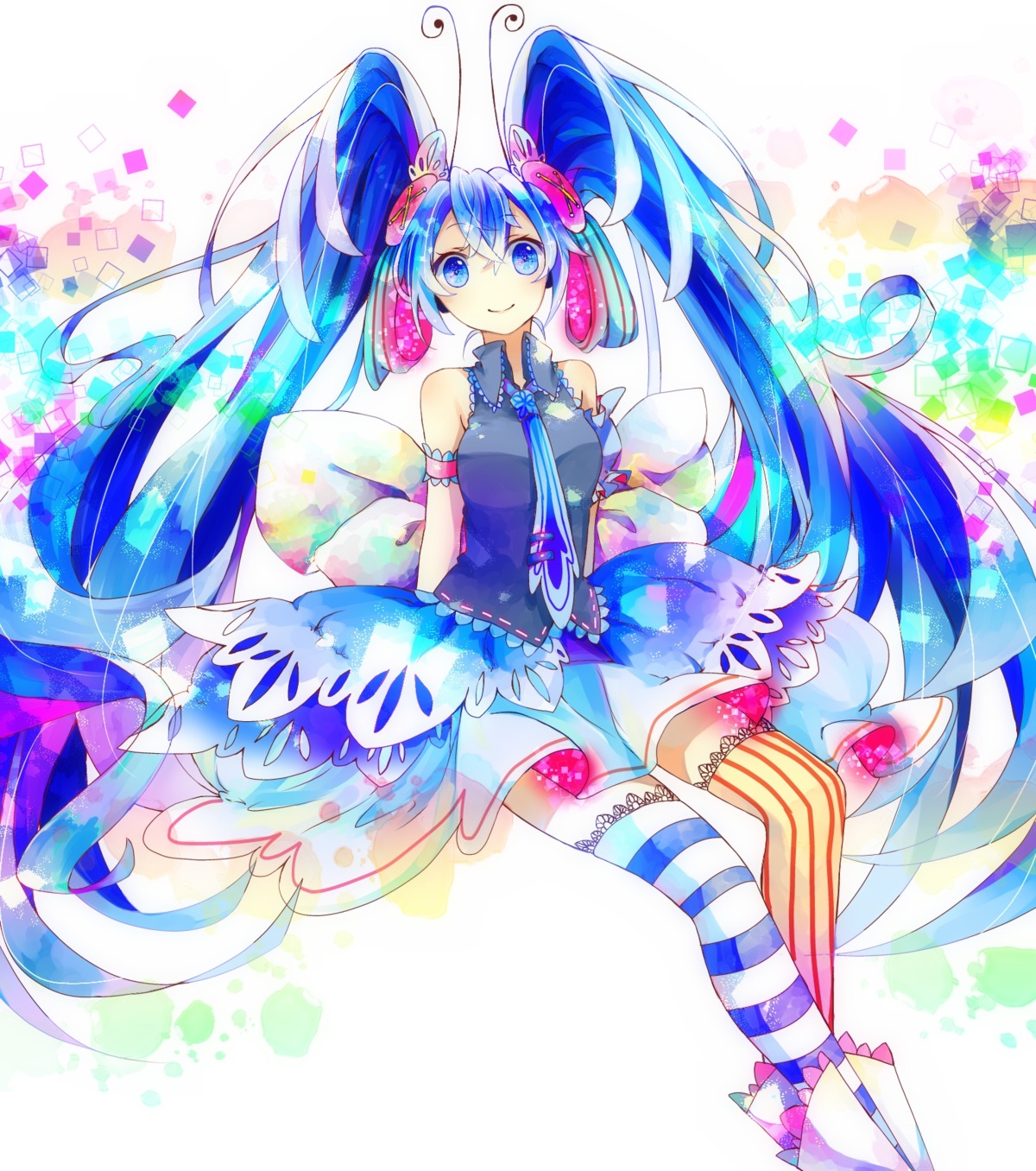 hatsune_miku hoshino_kisora vocaloid