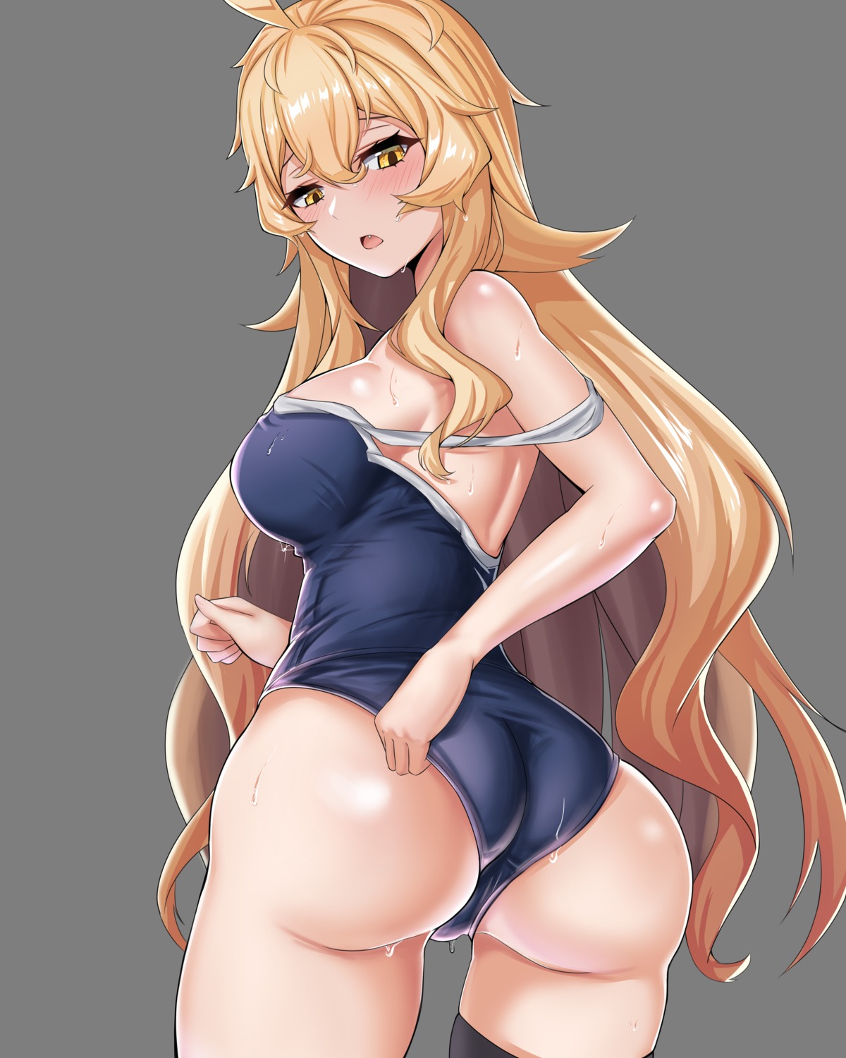 ass counter:side royalmonkey school_swimsuit swimsuits thighhighs transparent_png