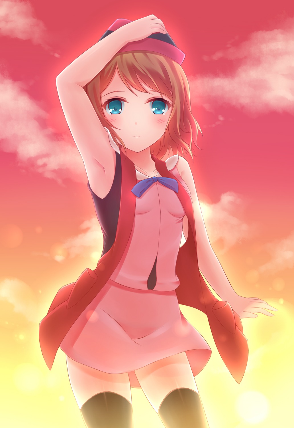 pokemon pokemon_xy serena_(pokemon) thighhighs zhou_yu_(van)