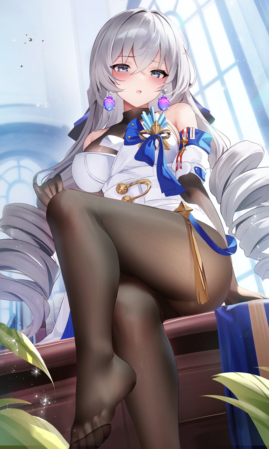 bronya_rand fantongjun honkai:_star_rail pantyhose uniform