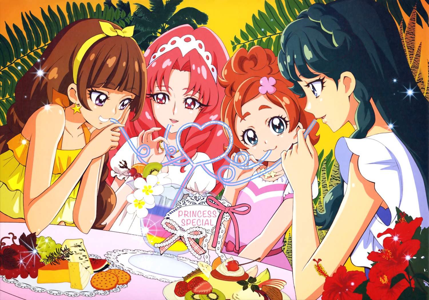 akagi_towa amanogawa_kirara dress go!_princess_pretty_cure haruno_haruka kaidou_minami kamikita_futago pretty_cure