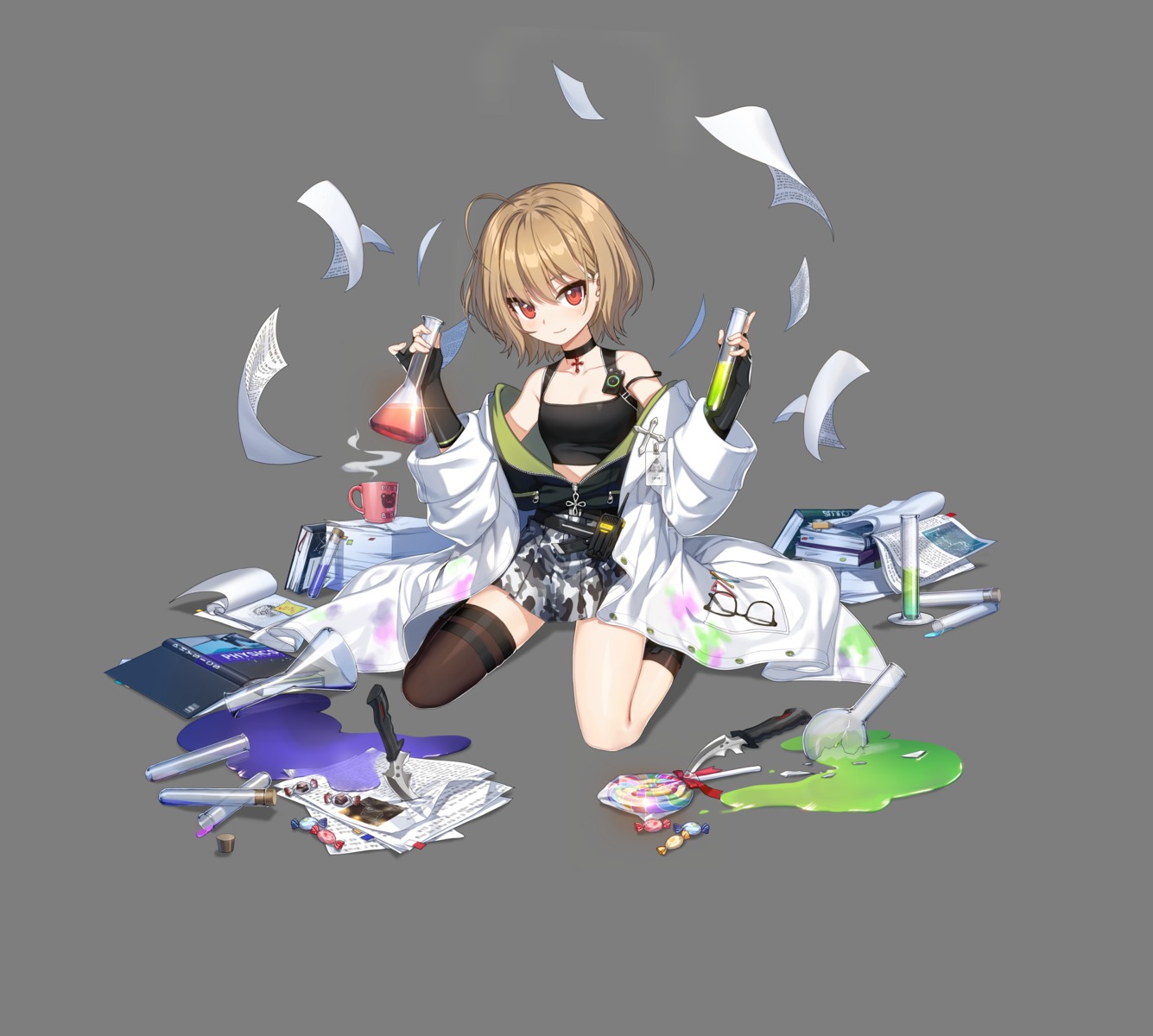 counter:side open_shirt thighhighs transparent_png