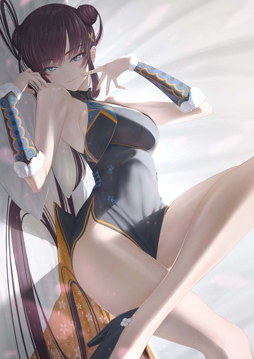 chinadress fate/grand_order heels imizu_(nitro_unknown) no_bra yang_guifei_(fate/grand_order)