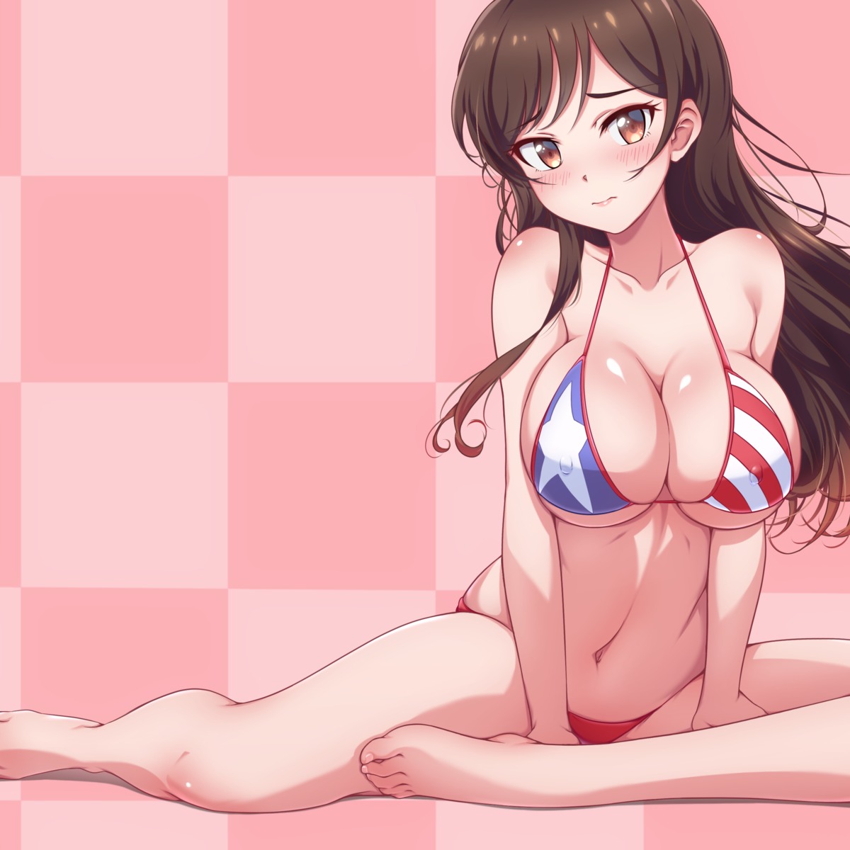 bikini erect_nipples feet ichinose_chizuru kanojo_okarishimasu p-nekoe swimsuits