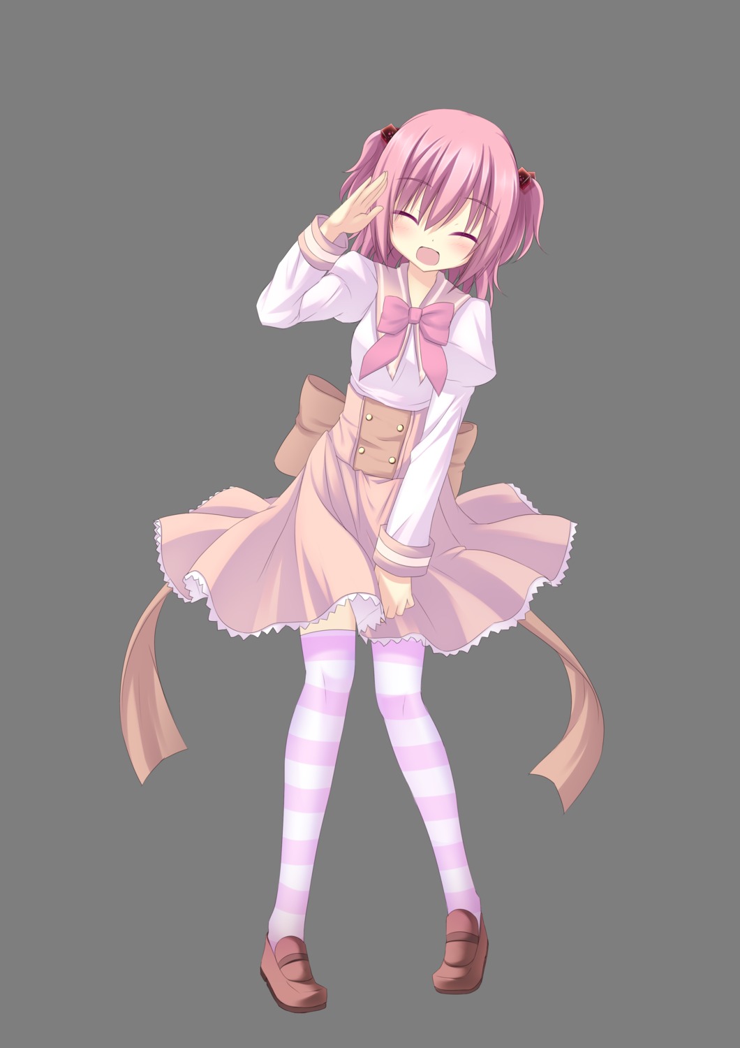 sasakura_momizi seifuku thighhighs transparent_png