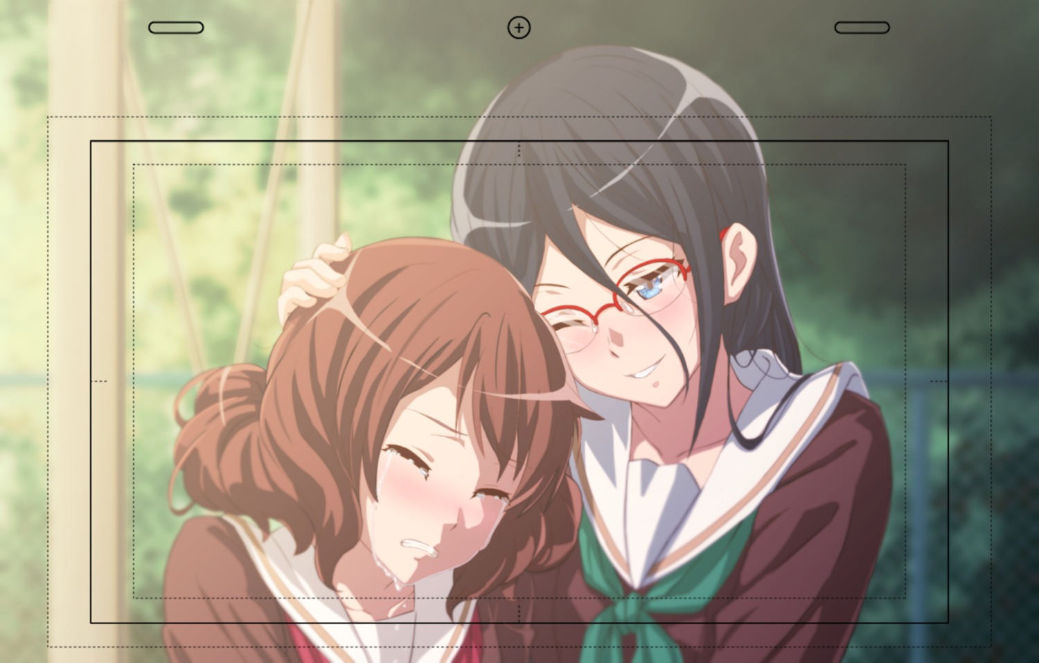 hibike!_euphonium kazeno megane oumae_kumiko seifuku tanaka_asuka