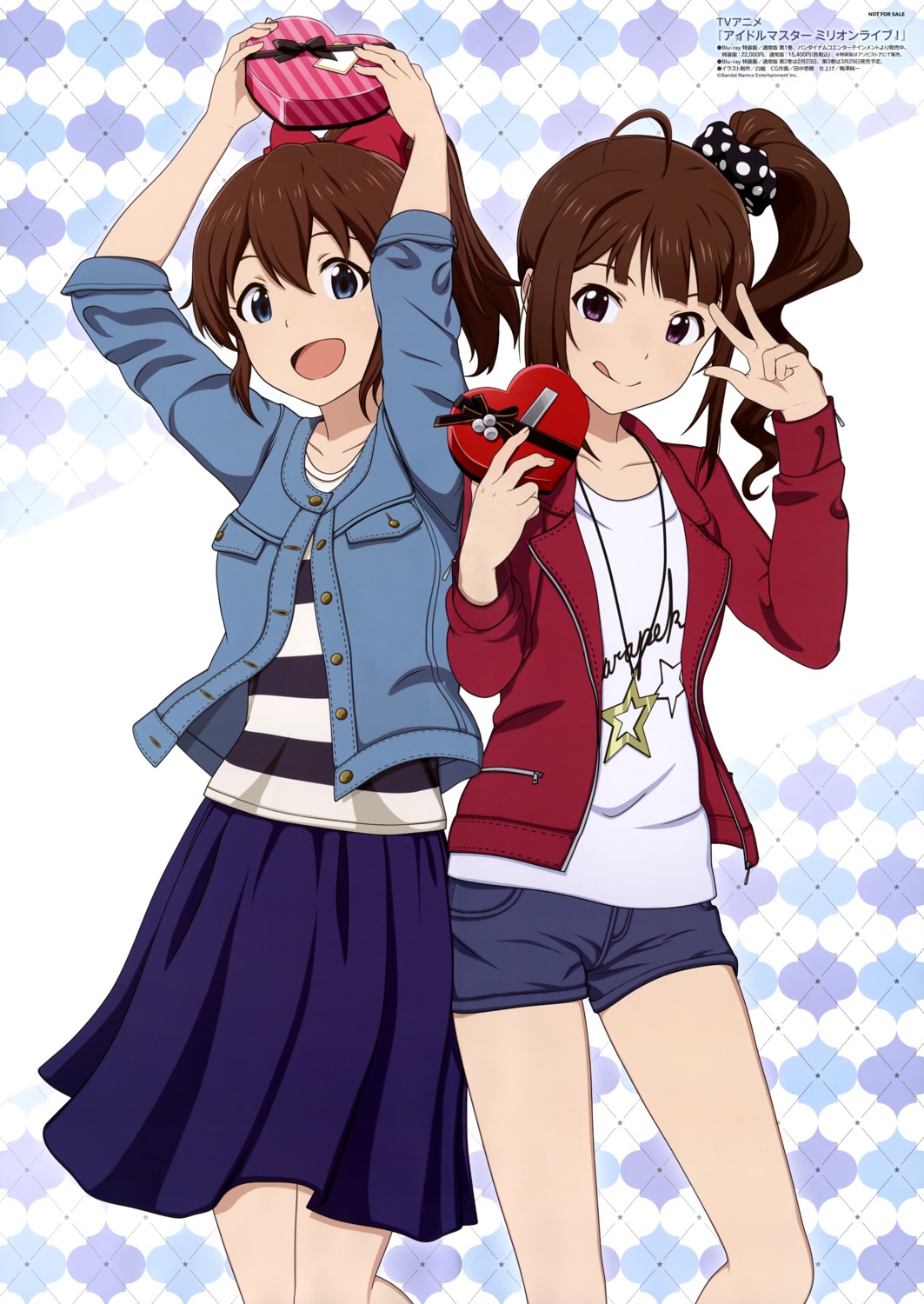 satake_minako shirogumi_inc. the_idolm@ster the_idolm@ster_million_live! valentine yokoyama_nao