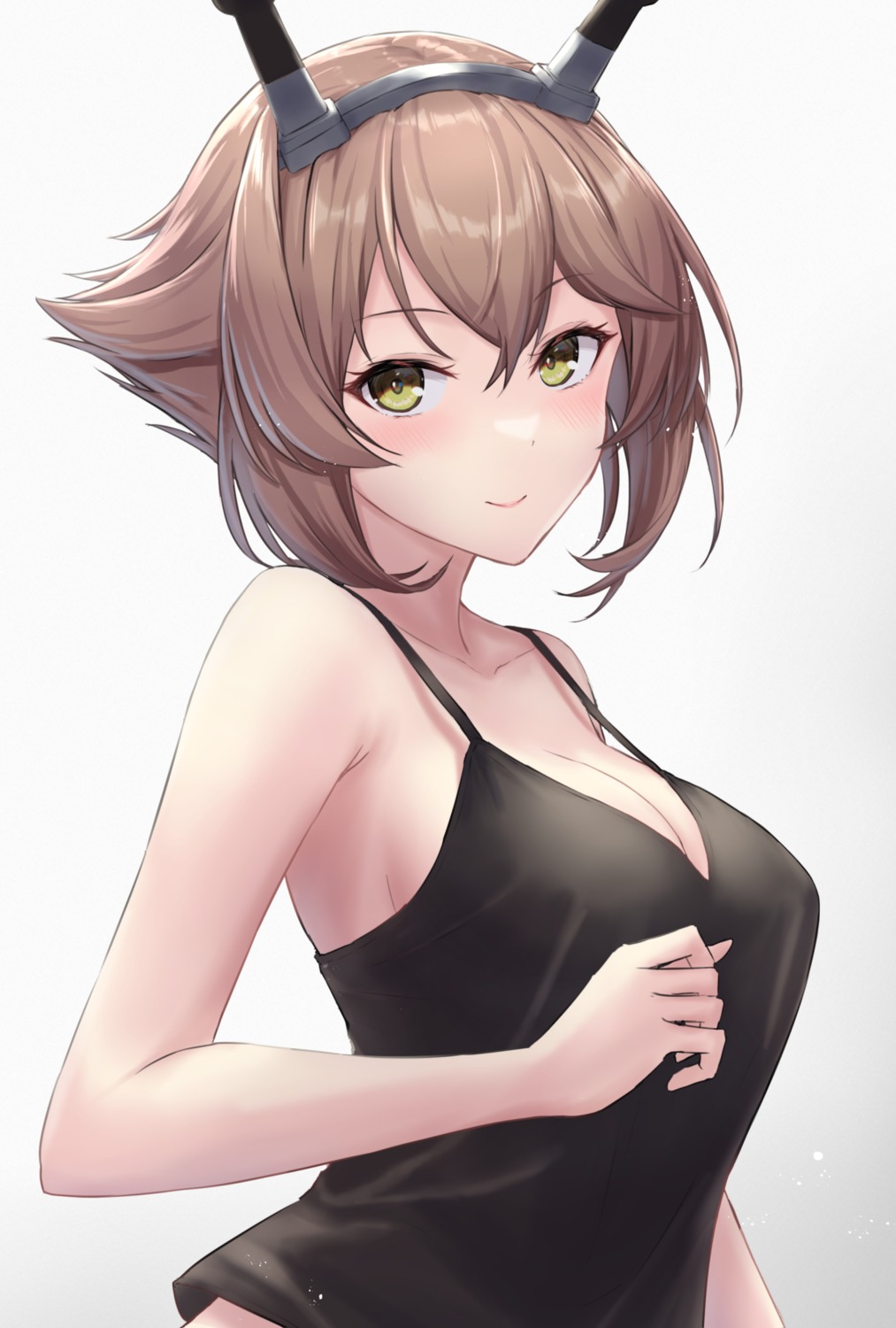 cleavage kantai_collection monoku mutsu_(kancolle)