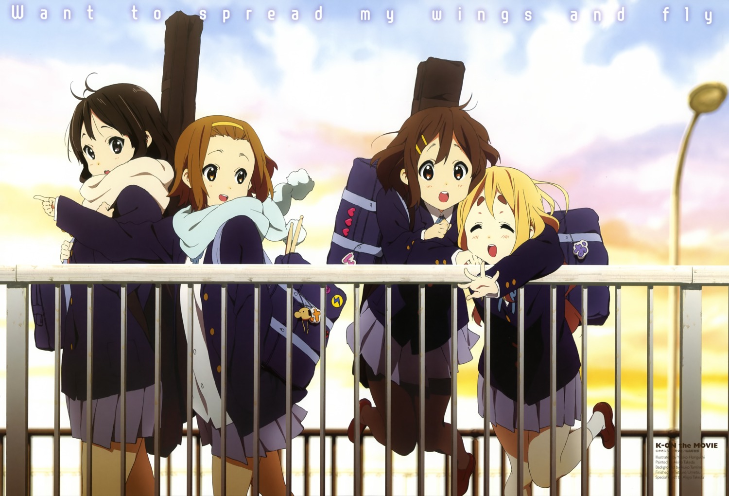 akiyama_mio hirasawa_yui horiguchi_yukiko k-on! kotobuki_tsumugi pantyhose seifuku tainaka_ritsu